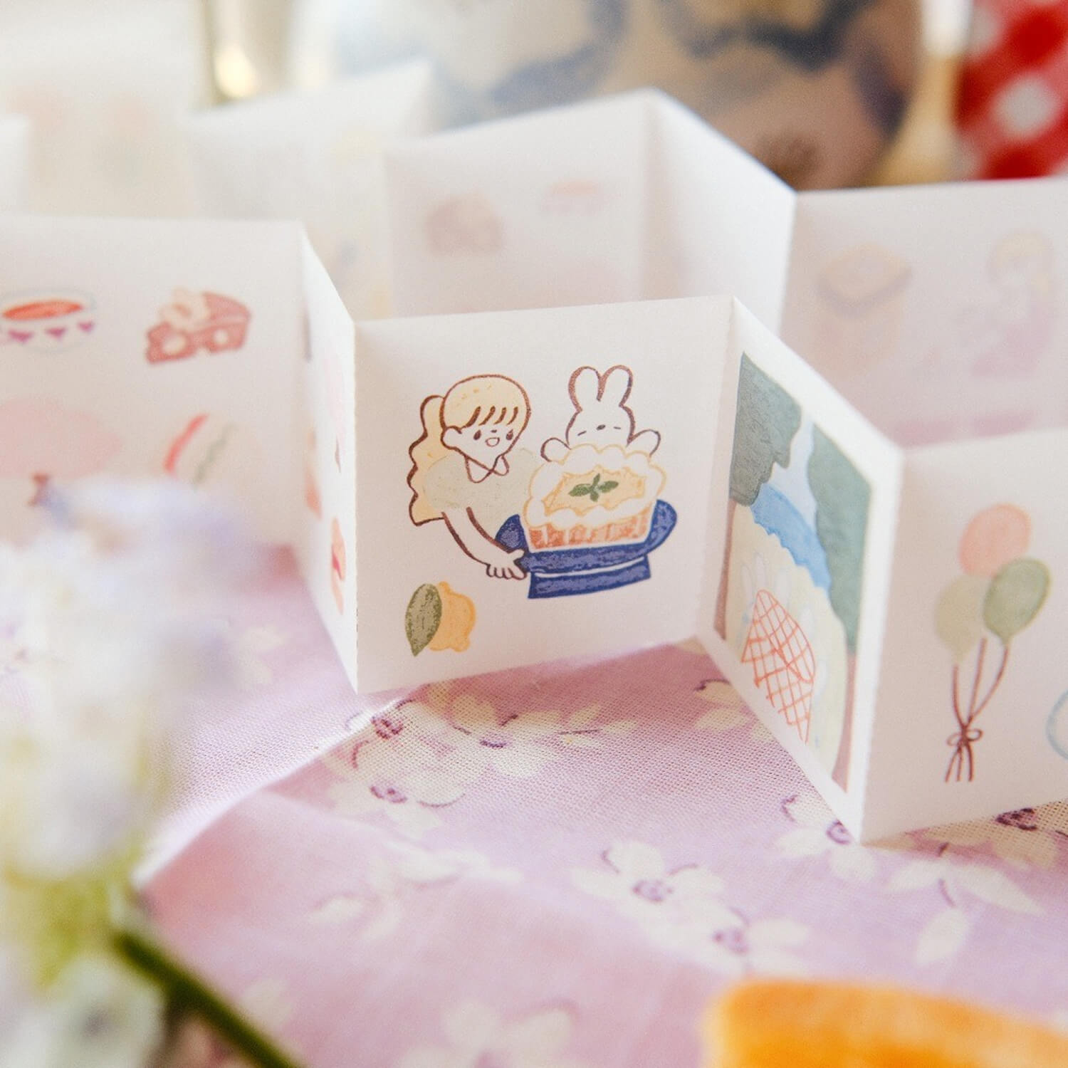 Teayou Kiss-Cut Sticker Book – Seasonal Tea Party Vol. 1