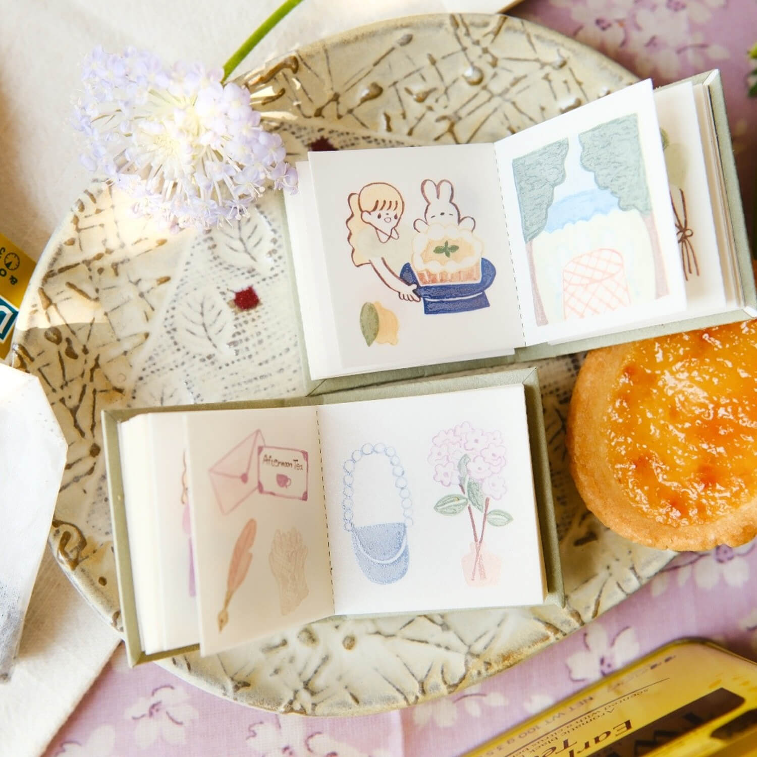 Teayou Kiss-Cut Sticker Book – Seasonal Tea Party Vol. 1