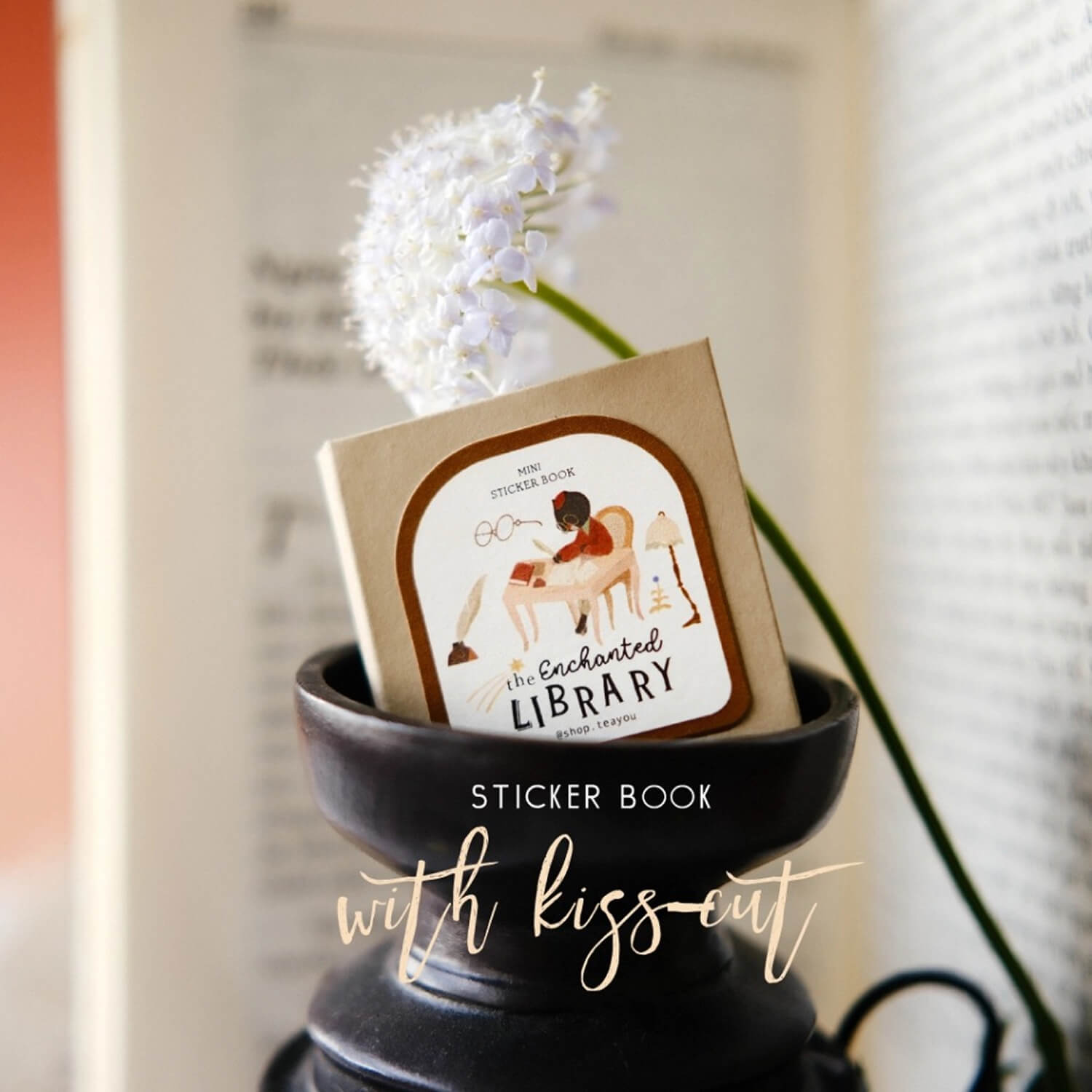 Teayou Kiss-Cut Sticker Book – The Enchanted Library