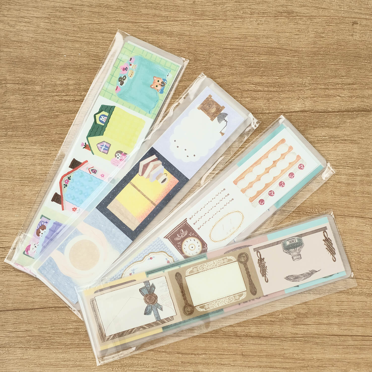Tegamisha x Aya Inoue Square Roll Sticky Notes Sample Set