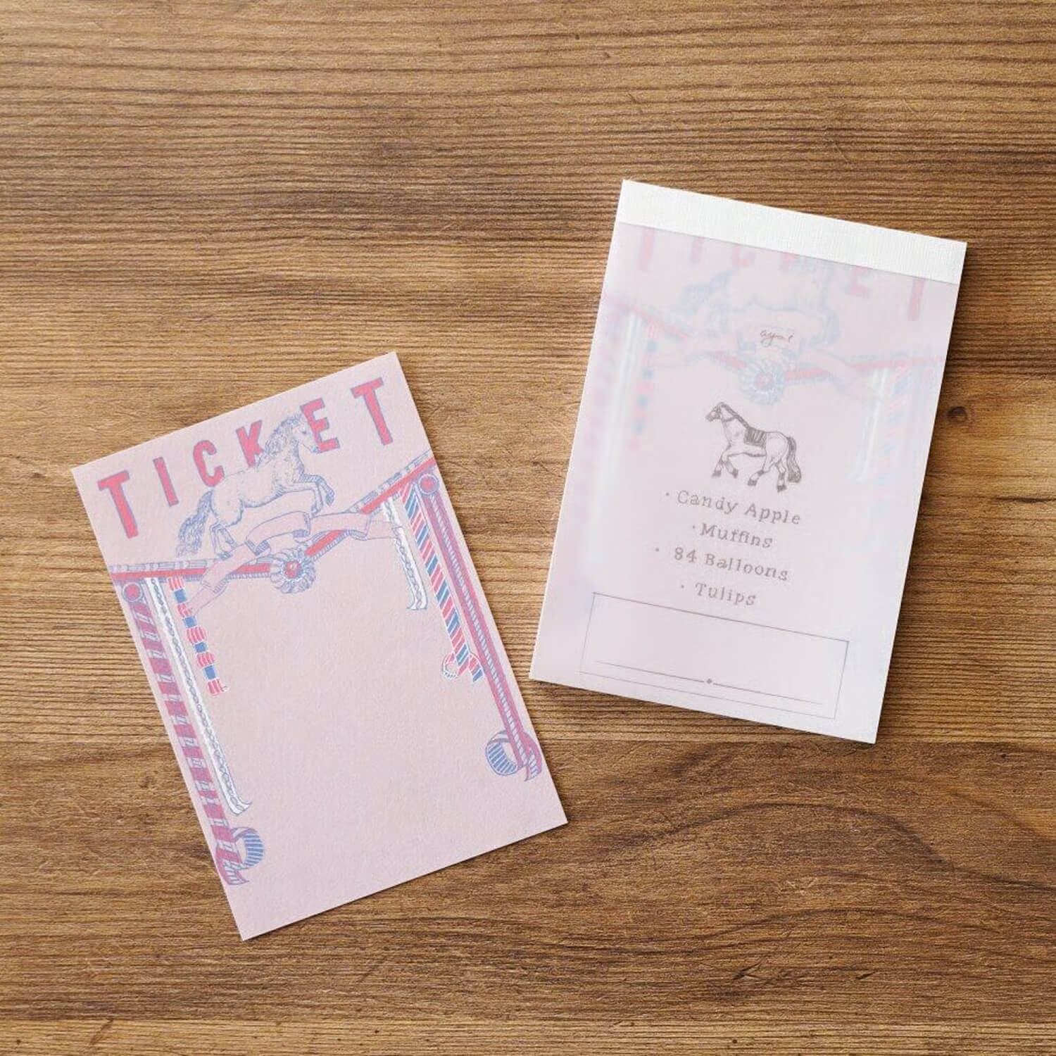 Tegamisha x Aya Inoue Memo Pad – Horse