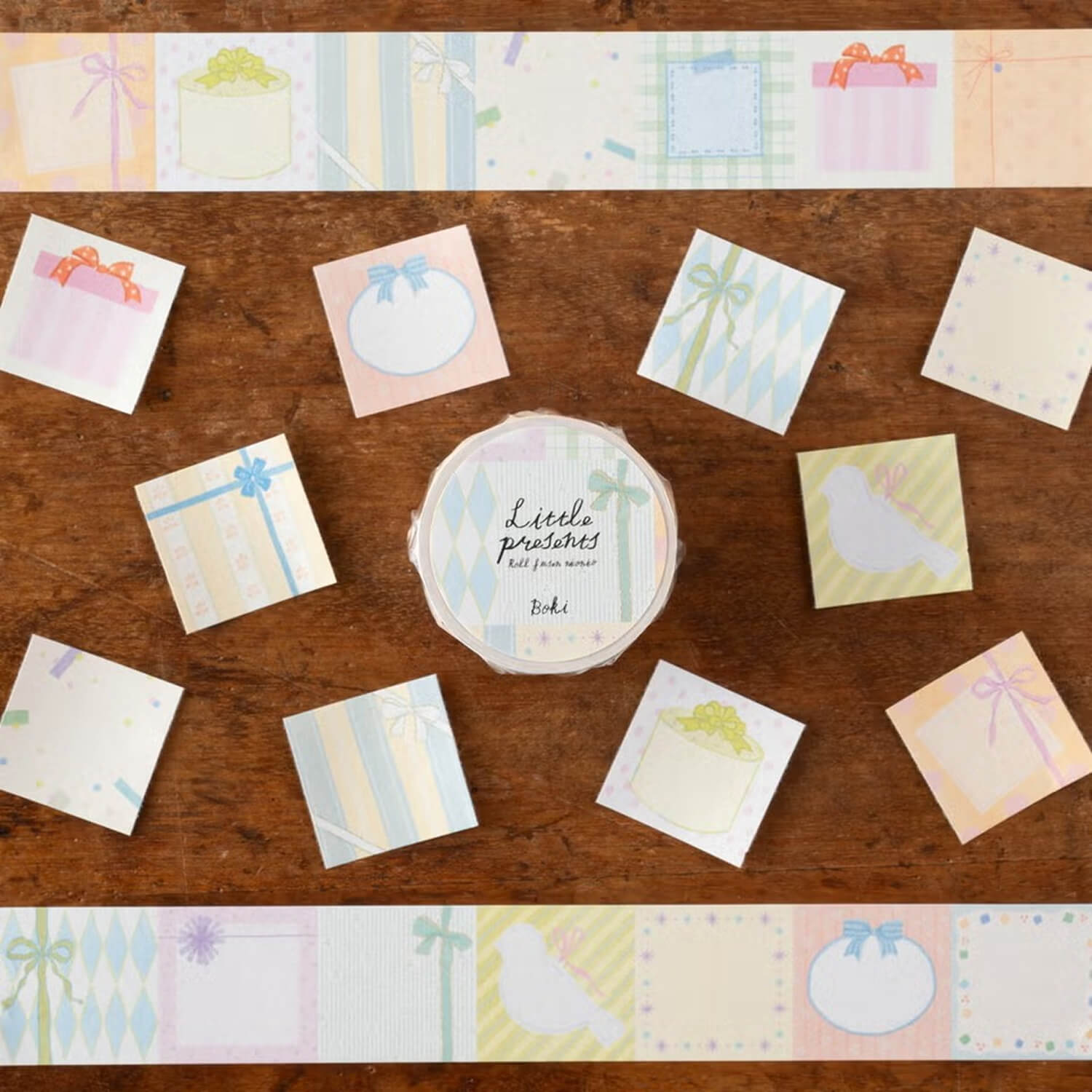Tegamisha x BOKI Roll Sticky Notes NicoNico – Little Presents