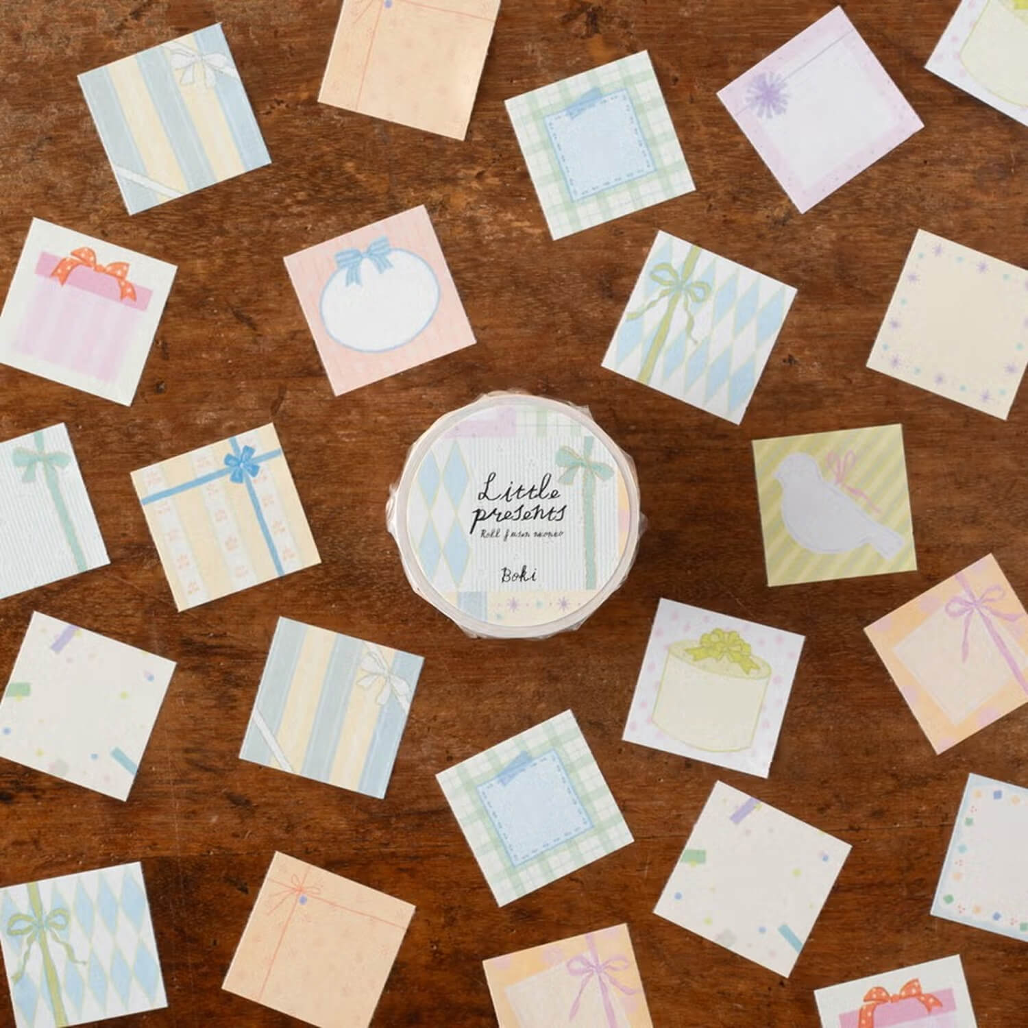 Tegamisha x BOKI Roll Sticky Notes NicoNico – Little Presents