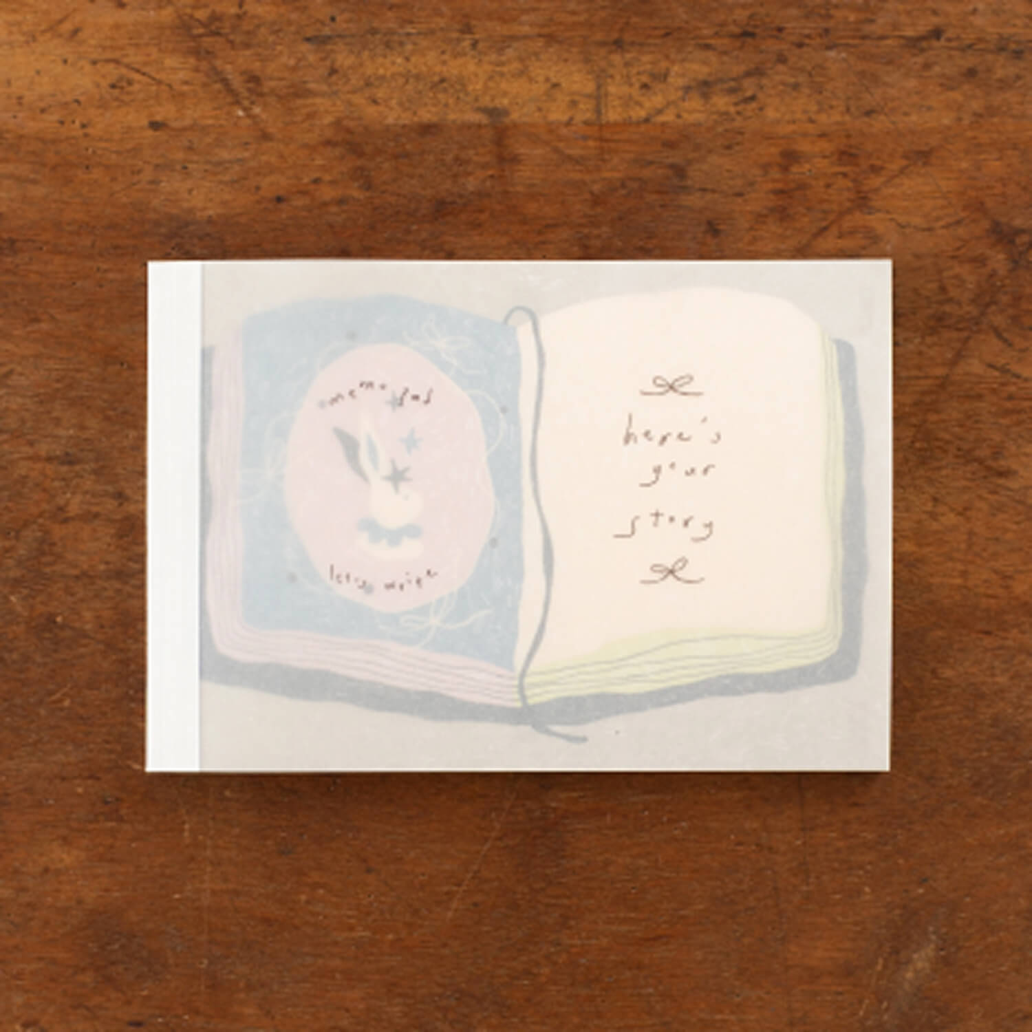 Tegamisha x Bighands Memo Pad – Here's Your Story