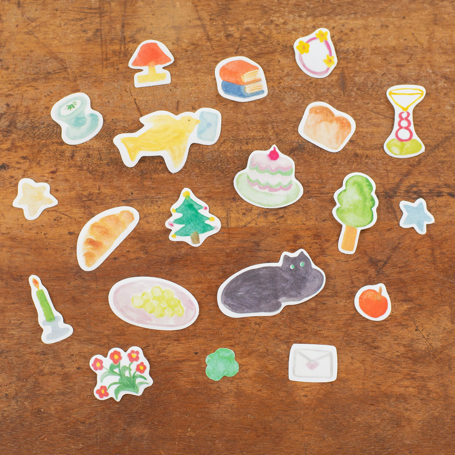 Tegamisha x Eunji Ryu Flake Stickers – Rhythm and Drawing