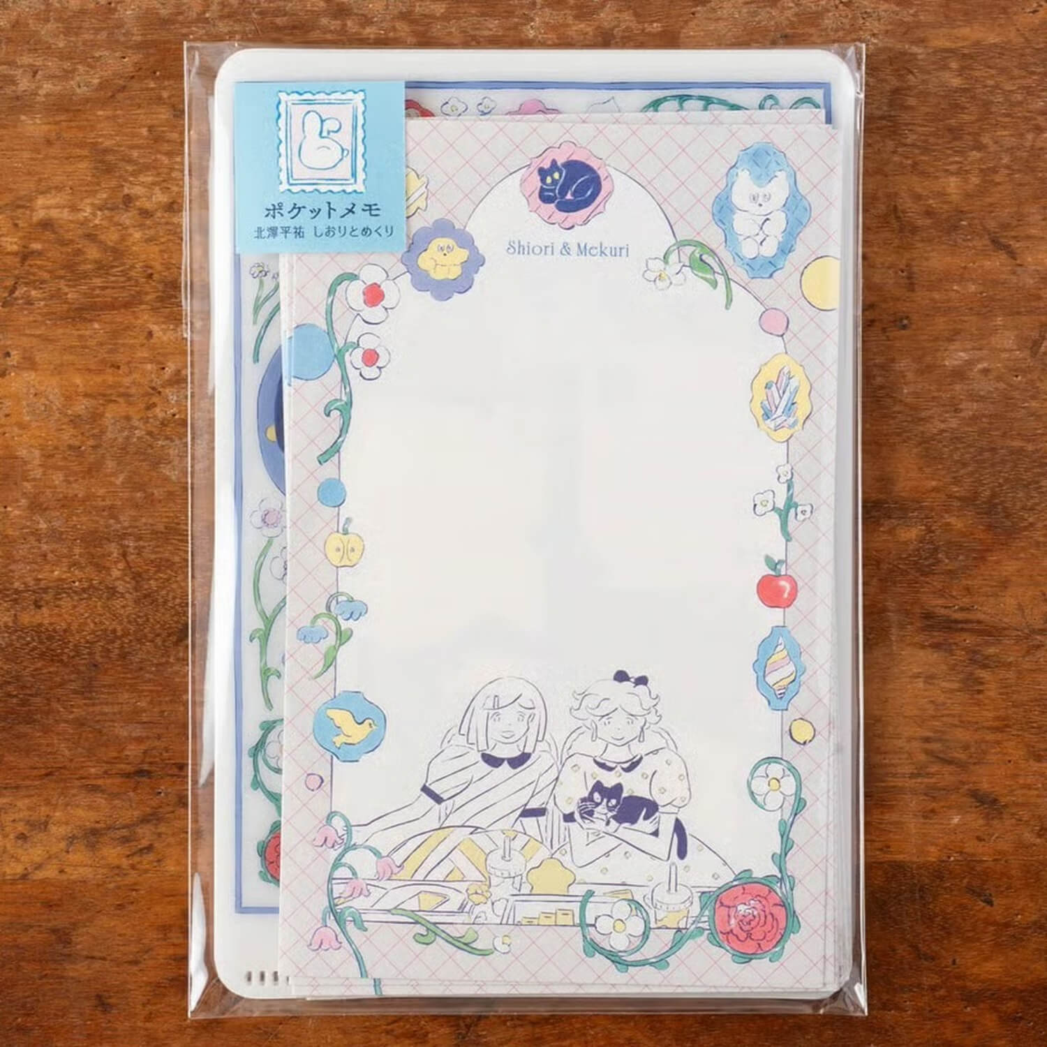 Tegamisha x Heisuke Kitazawa Pocket Memo – Shiori and Mekuri