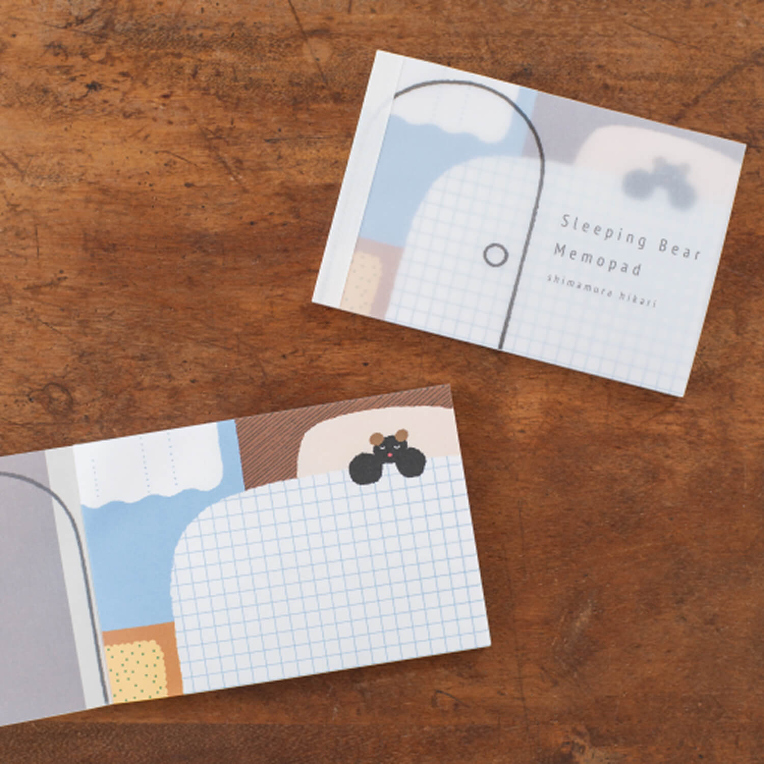 Tegamisha x Hikari Shimamura Memo Pad – Sleeping Bear Memo Pad