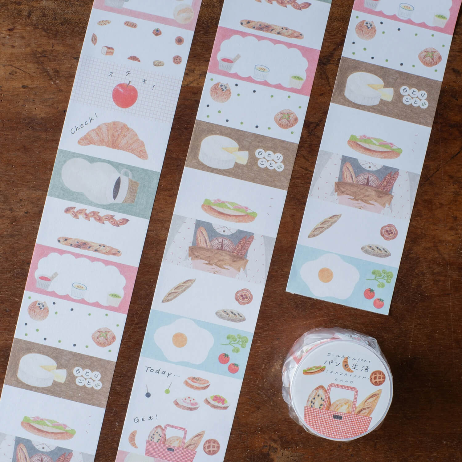 Tegamisha x Kano Hirabayashi Petit Roll Sticky Notes – Bread and Life