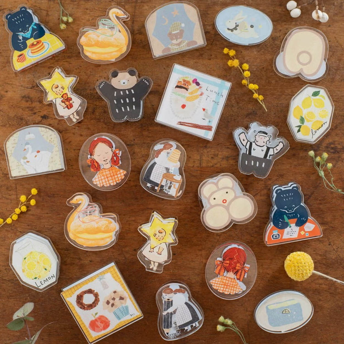 Tegamisha x Krimgen Reversible Acrylic Clip – Star Child Acrylic Clip