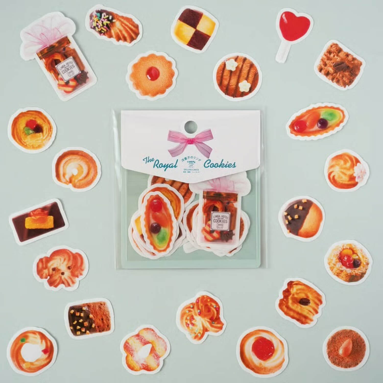 Tegamisha x LINDA TOKYO Flake Stickers – The Royal Cookies
