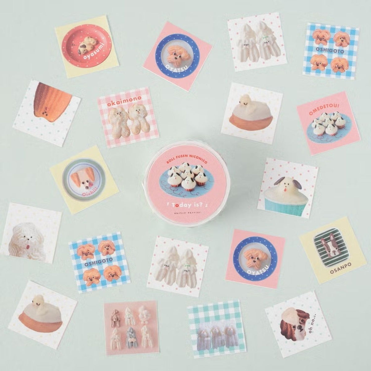 Tegamisha x Maison terrier Roll Sticky Notes – Today is?