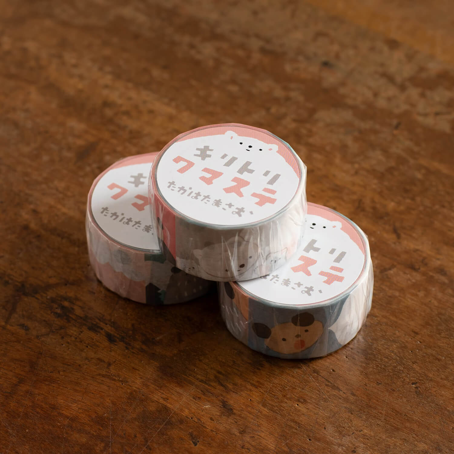 Tegamisha x Masao Takahata Kiritori Masking Tape – Kiritori Bear Tape
