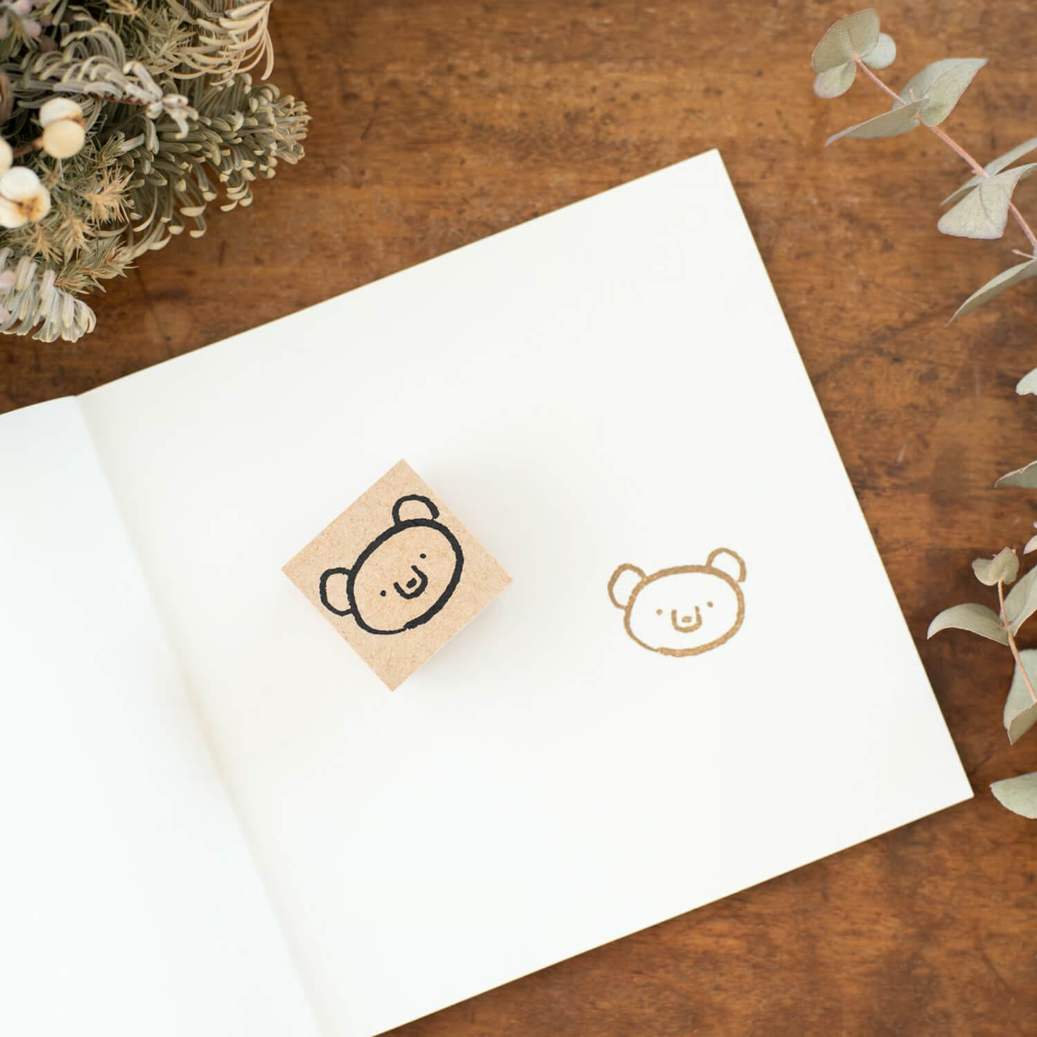 Tegamisha x Masao Takahata Stamp – Bear Face