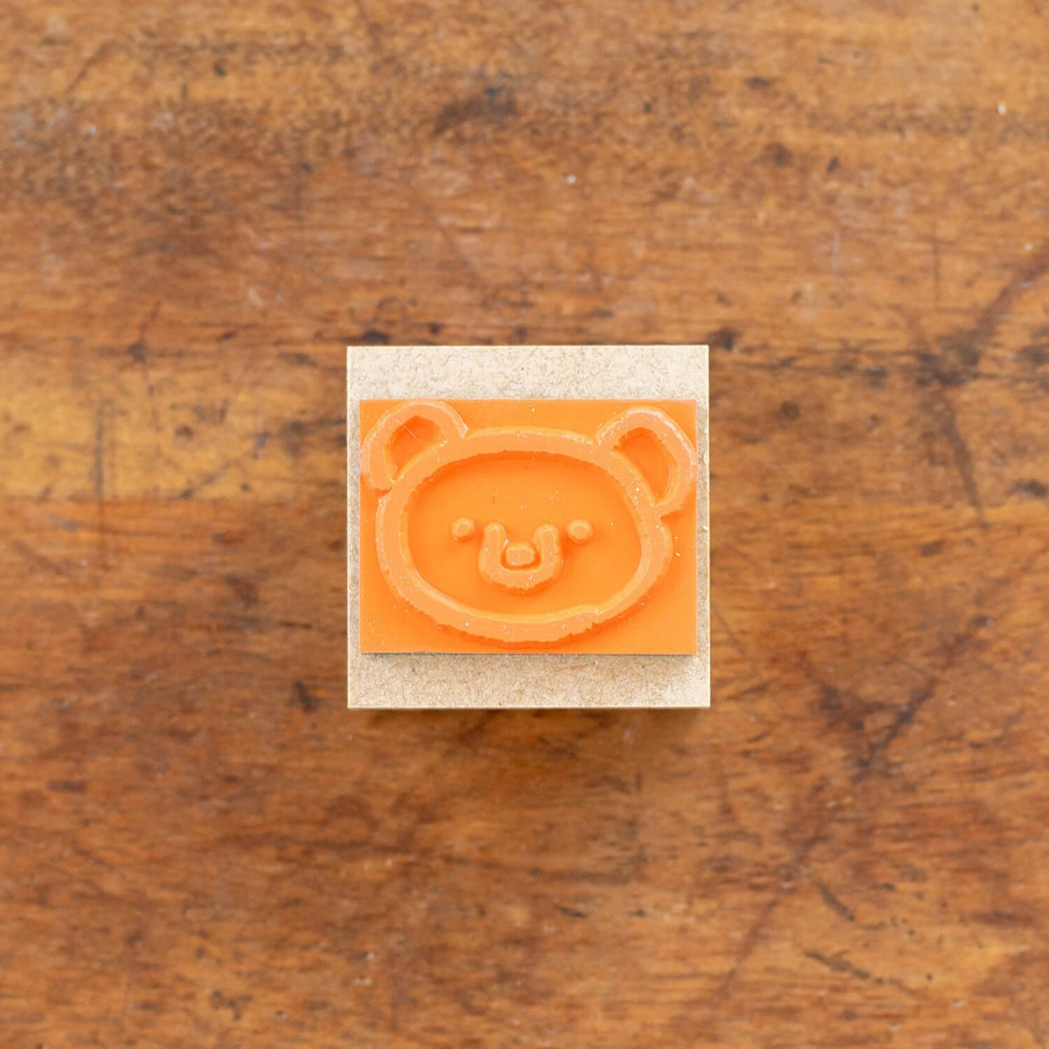 Tegamisha x Masao Takahata Stamp – Bear Face