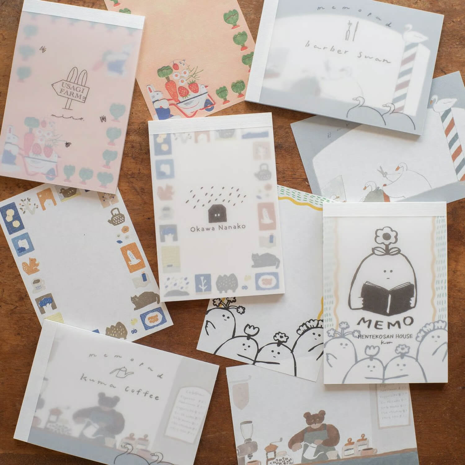Tegamisha x Mino Okabe Memo Pad – USAGI FARM