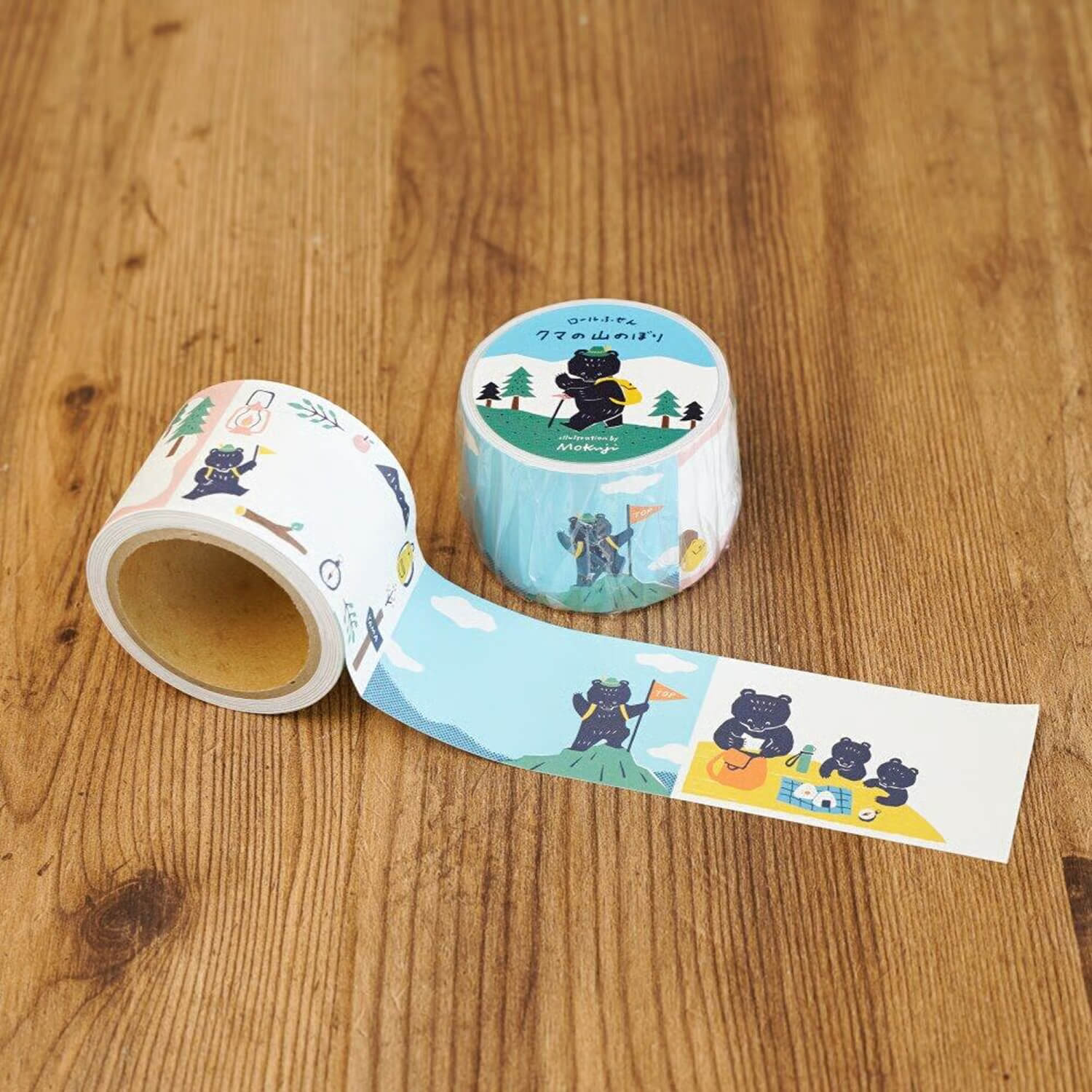 Tegamisha x Mokuji Roll Sticky Notes – Bear Mountain Climb
