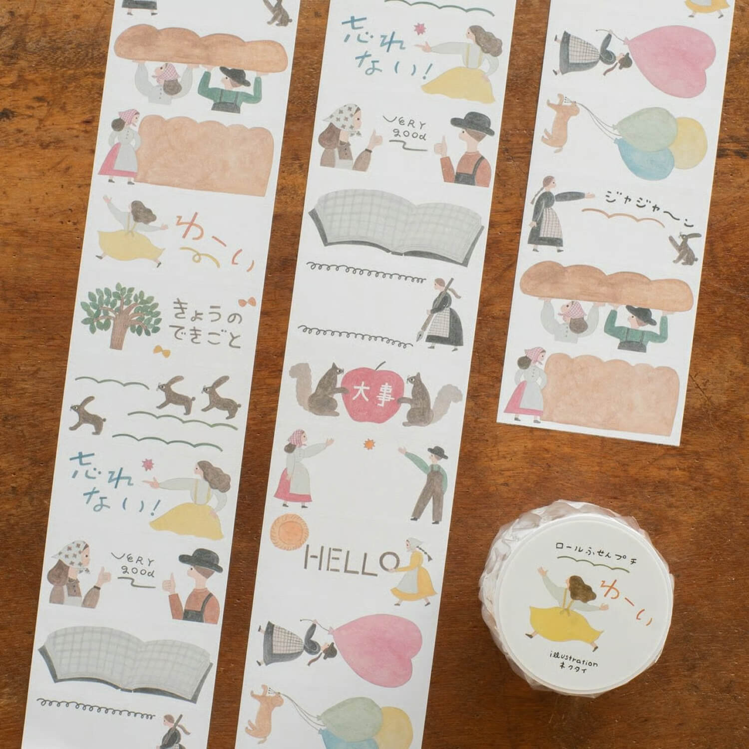 Tegamisha x Necktie Petit Roll Sticky Notes – Hooray