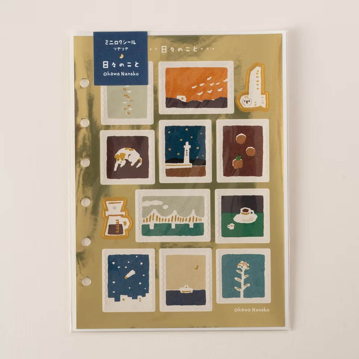 Tegamisha x Okawa Nanako Glossy Stickers – Daily Things