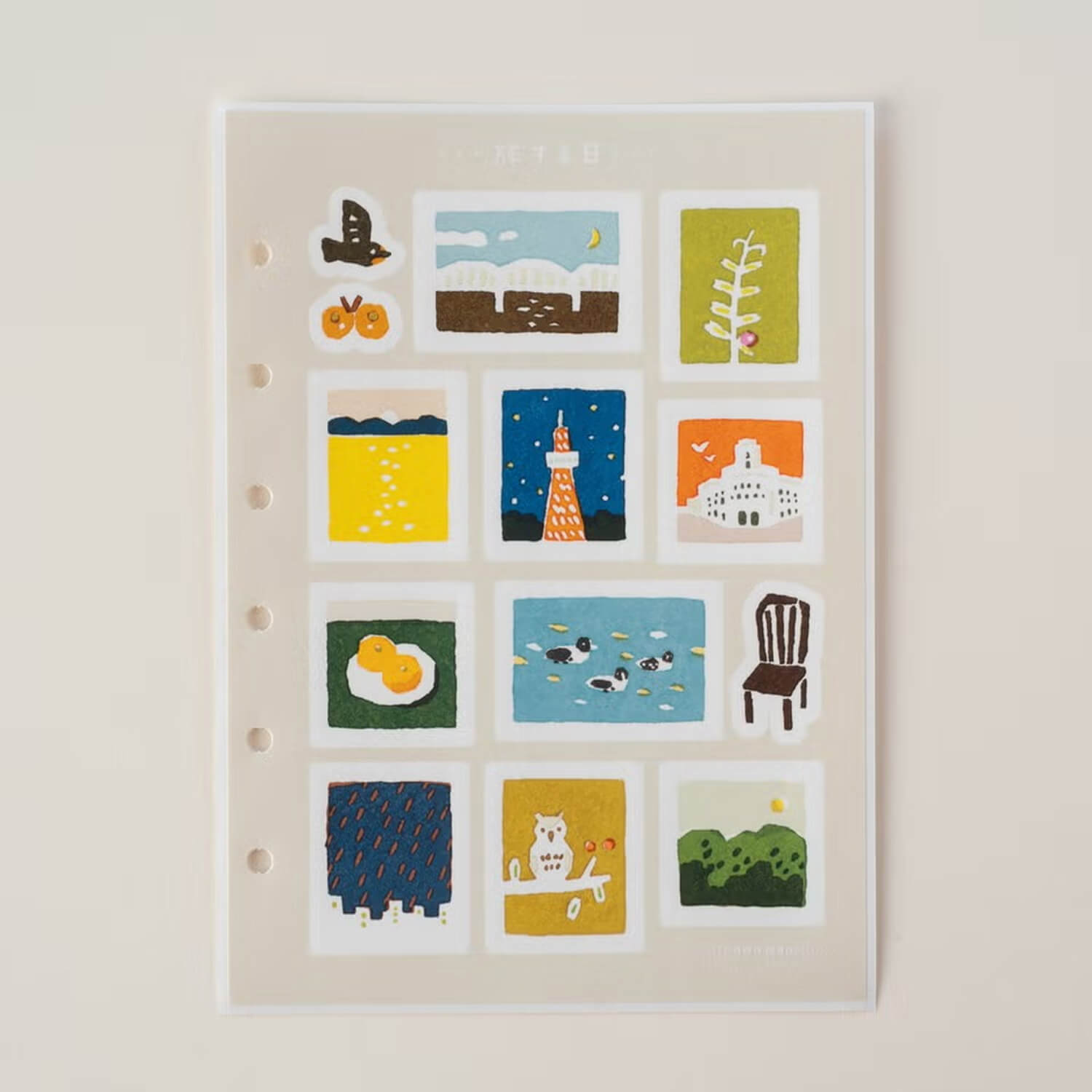 Tegamisha x Okawa Nanako Stickers – Traveling Day