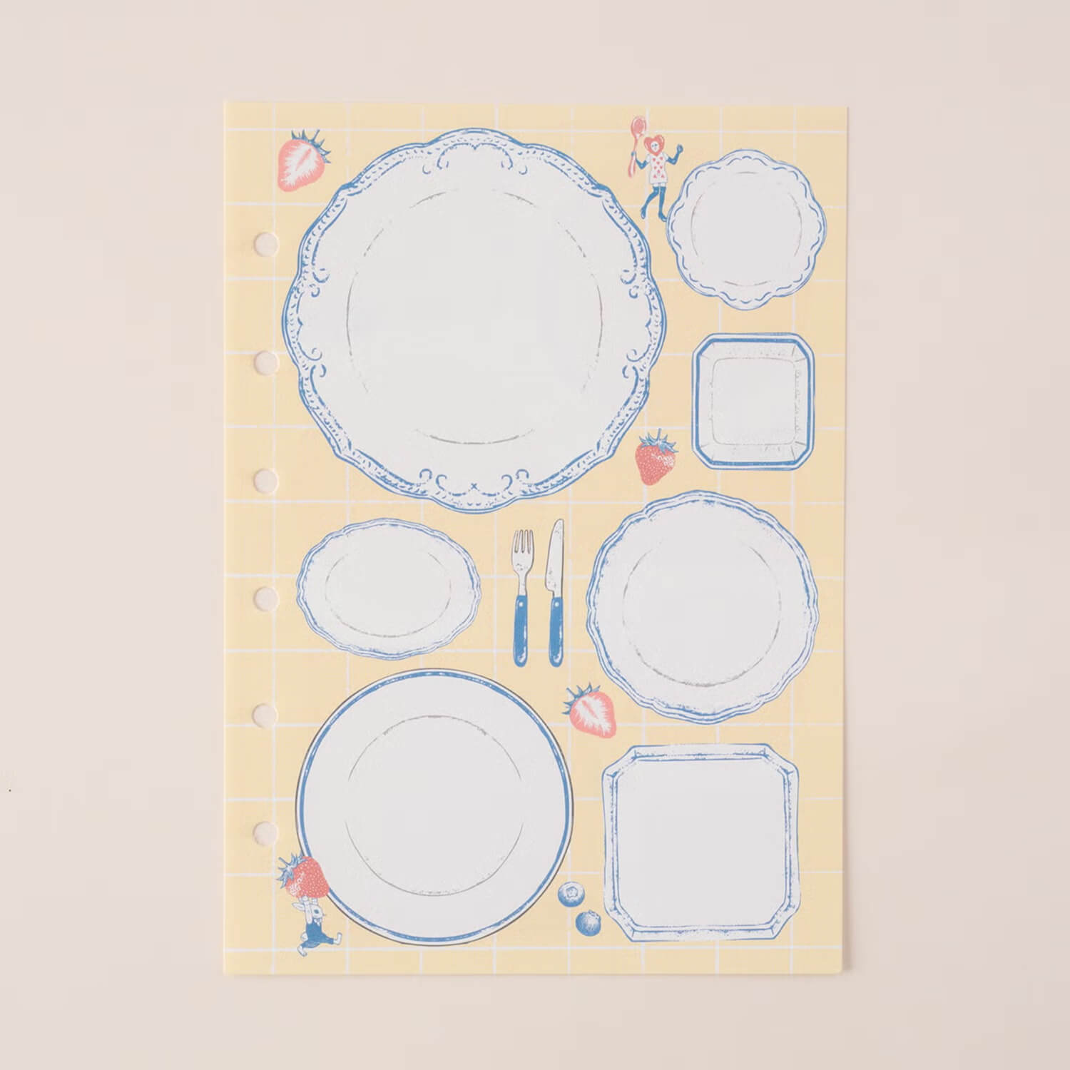 Tegamisha x Redbug Binder Memo Refill – Plate &amp; Biscuit