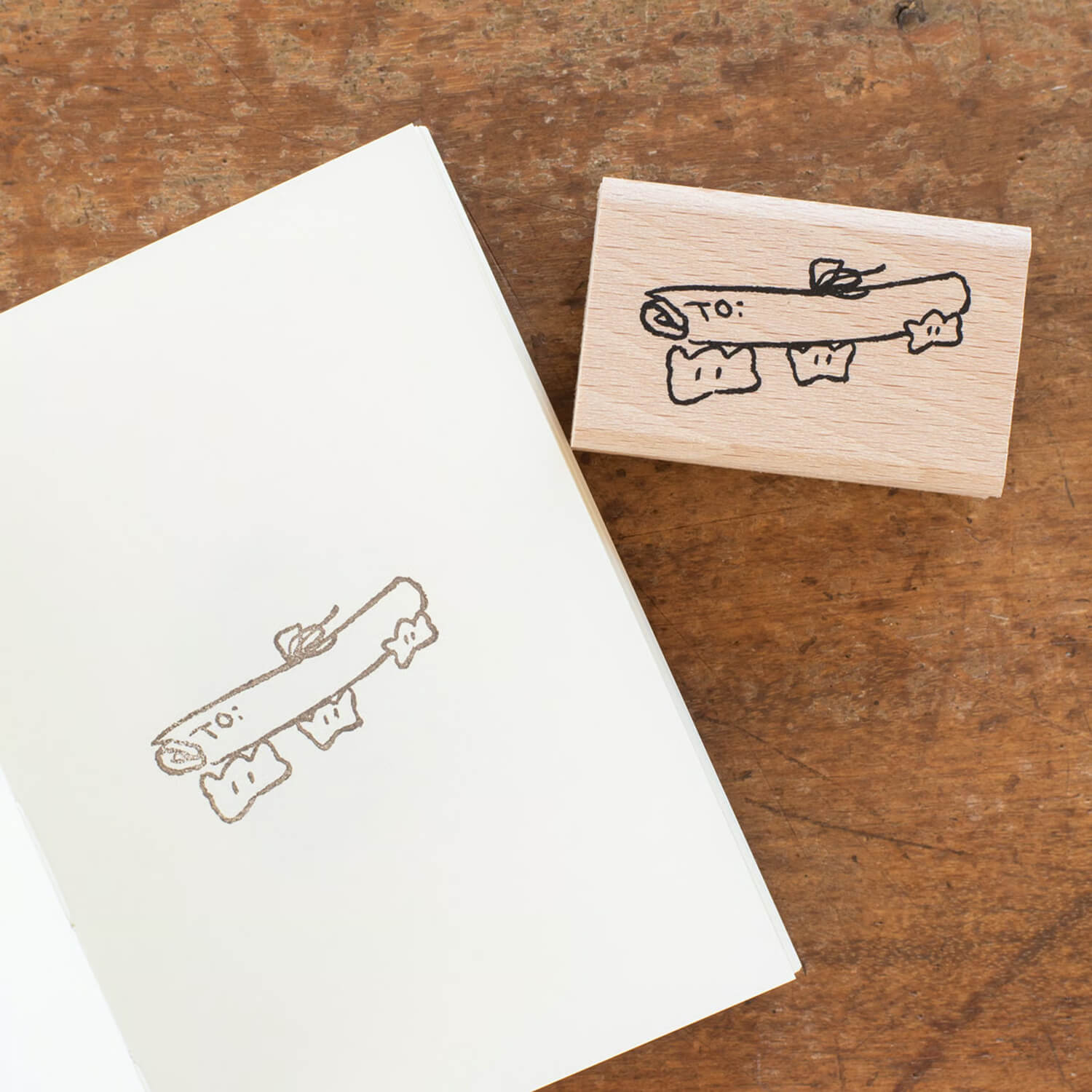 Tegamisha x Yamadoro Stamp – Lucky Letter