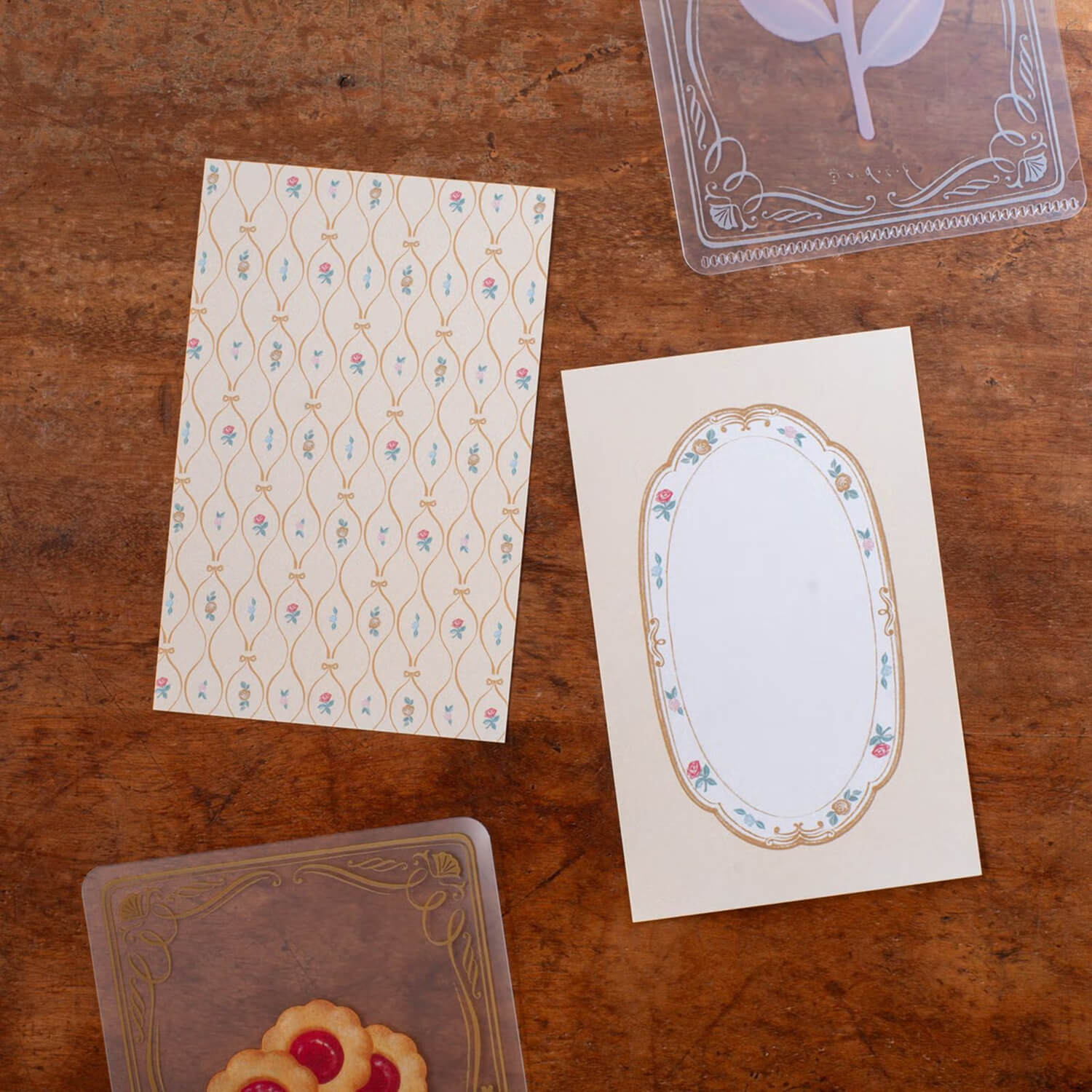 Tegamisha x à la car-do Pocket Memo – Floral Plate
