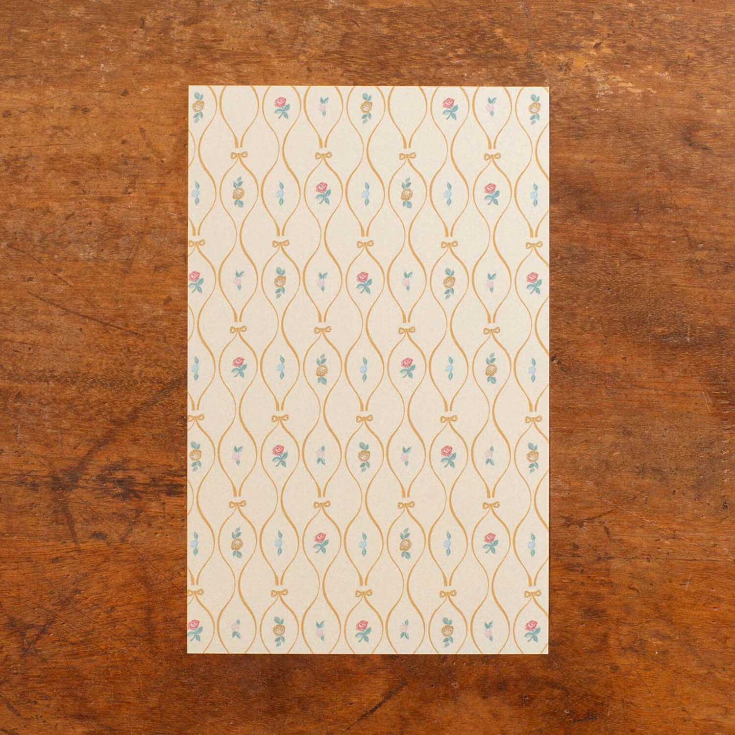 Tegamisha x à la car-do Pocket Memo – Floral Plate