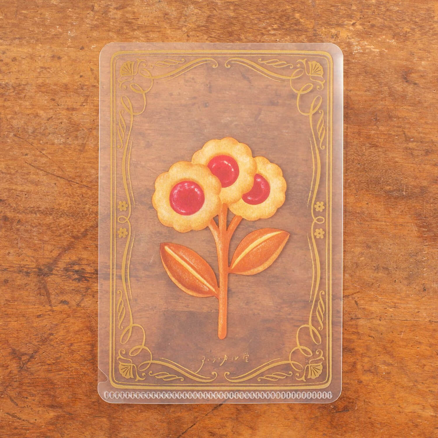 Tegamisha x à la car-do Pocket Memo – Floral Plate