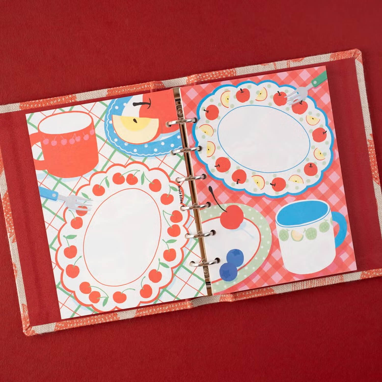 Tegamisha x fruit fries Binder Memo Refill – Fruity Tea Time