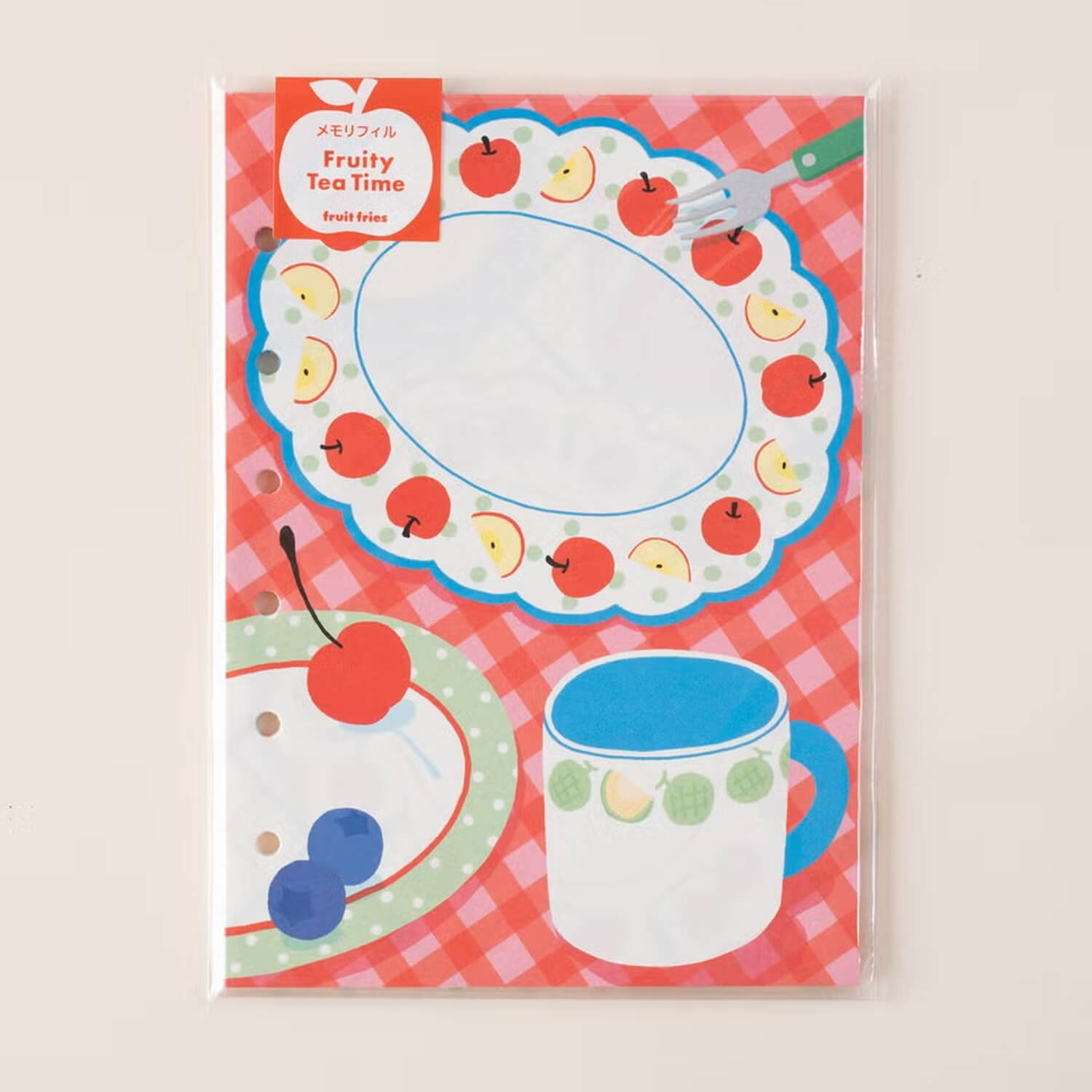 Tegamisha x fruit fries Binder Memo Refill – Fruity Tea Time