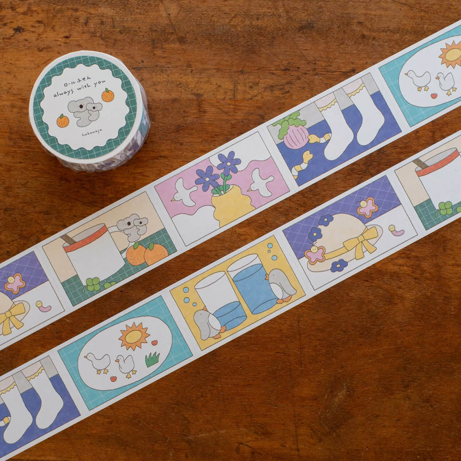 Tegamisha x hakowasa Roll Sticky Notes – Always With You