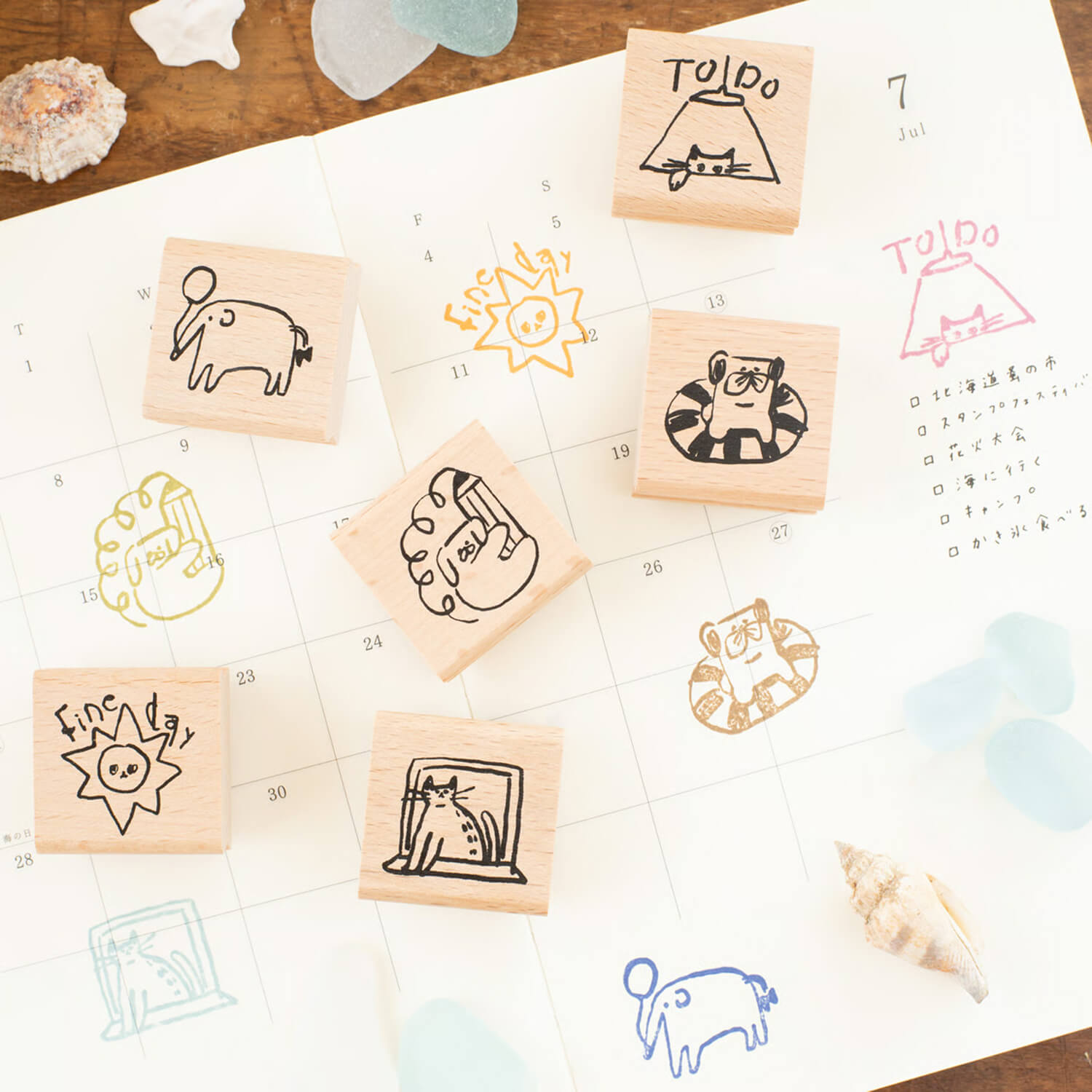 Tegamisha x ico Stamp – Nyanko-san
