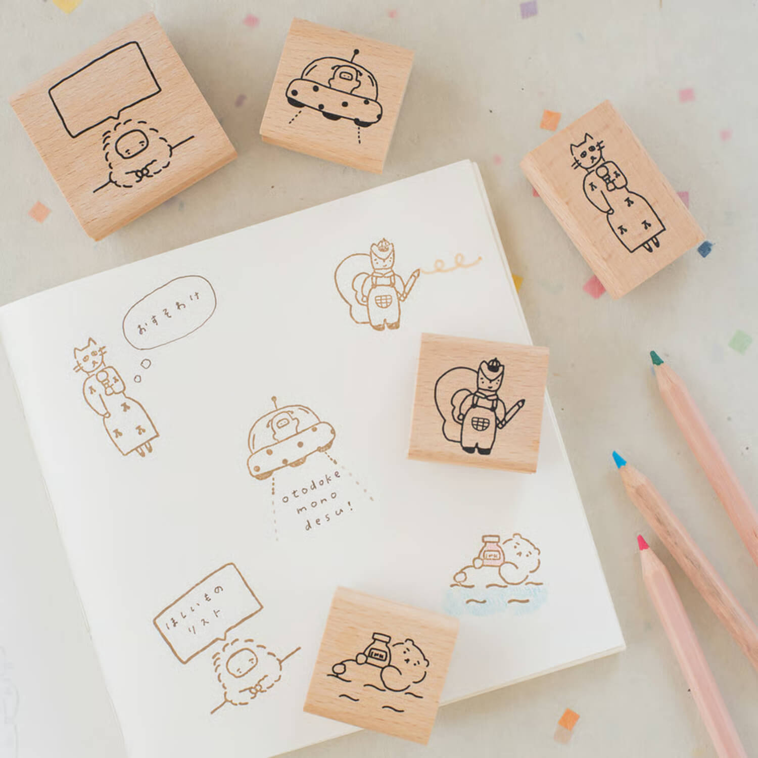 Tegamisha x ico Stamp – Nyanko-san