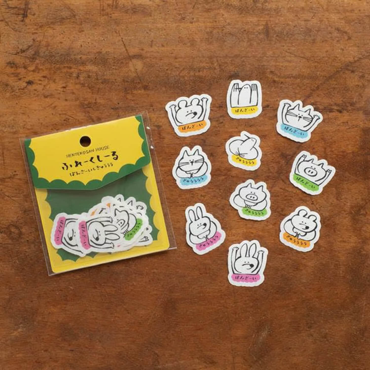Tegamisha x kikki Flake Stickers – Banzai &amp; Huuug