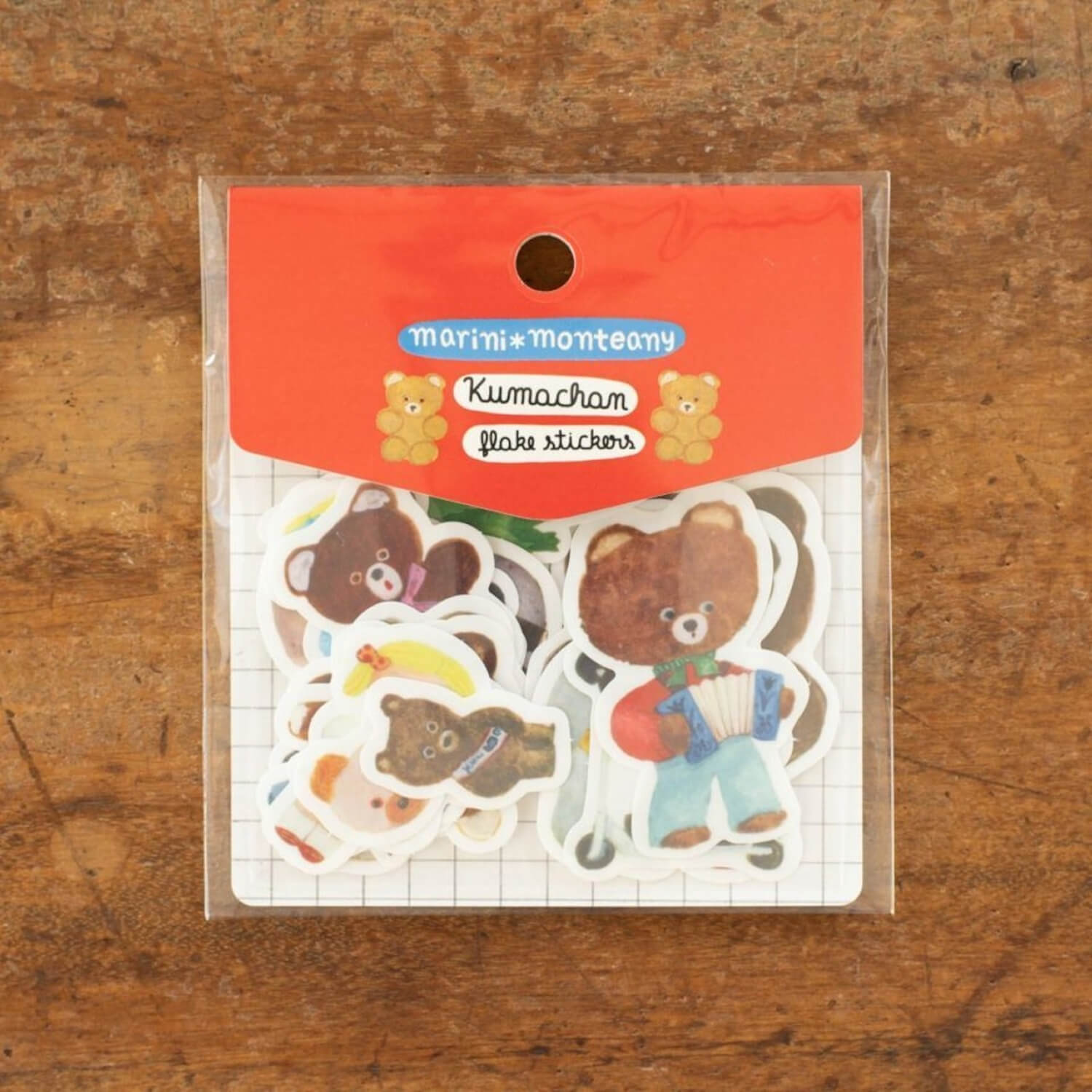 Tegamisha x marini monteany Flake Stickers – Kumachan