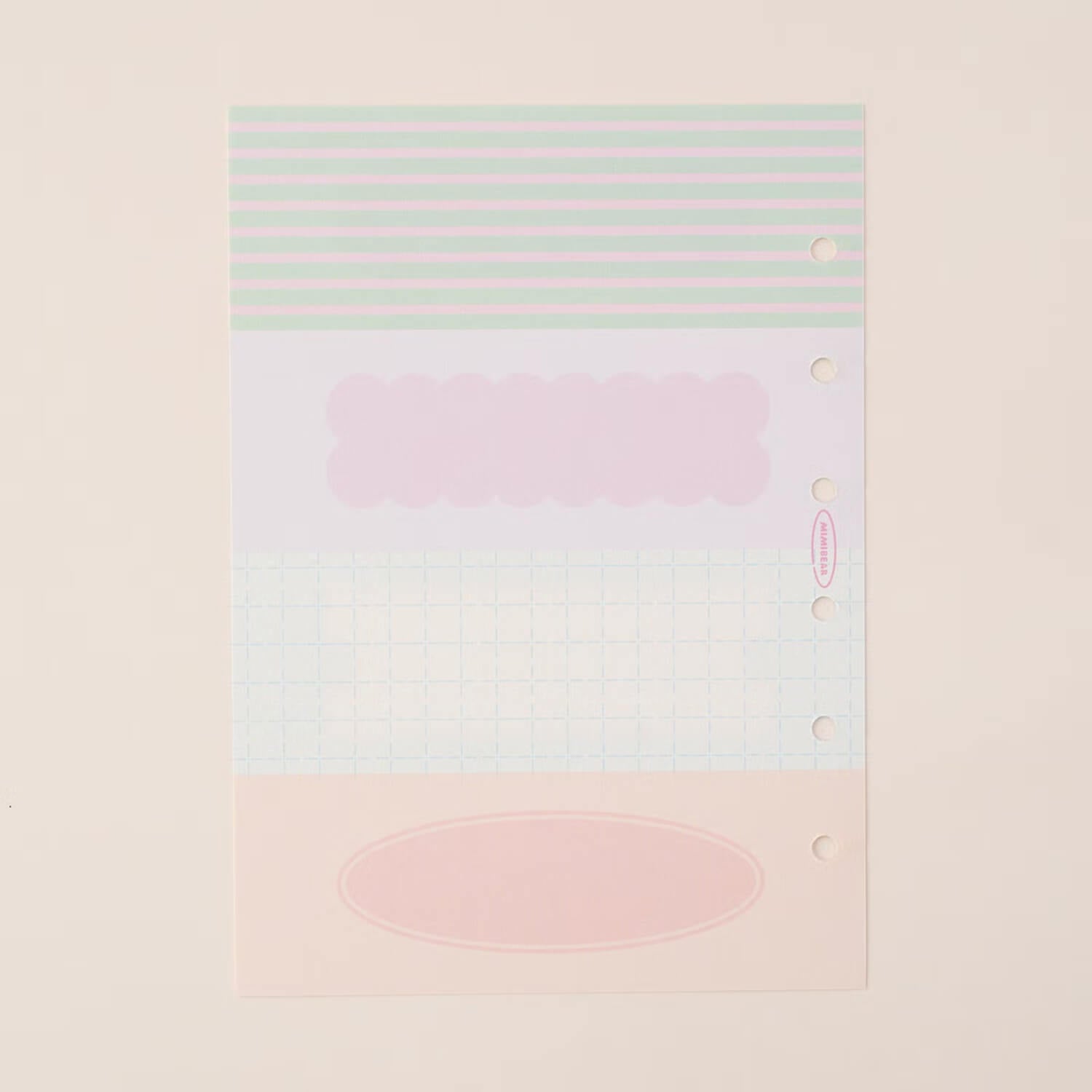 Tegamisha x mimibear Binder Memo Refill – Honey