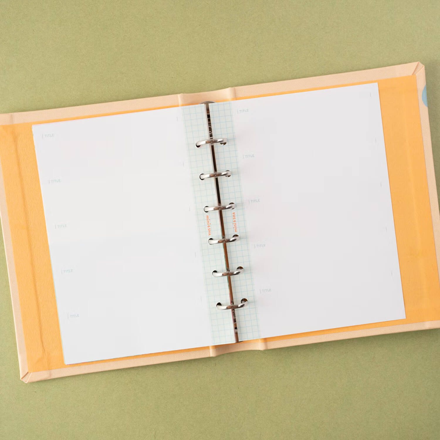 mini6SHA Binder Memo Refill – Green