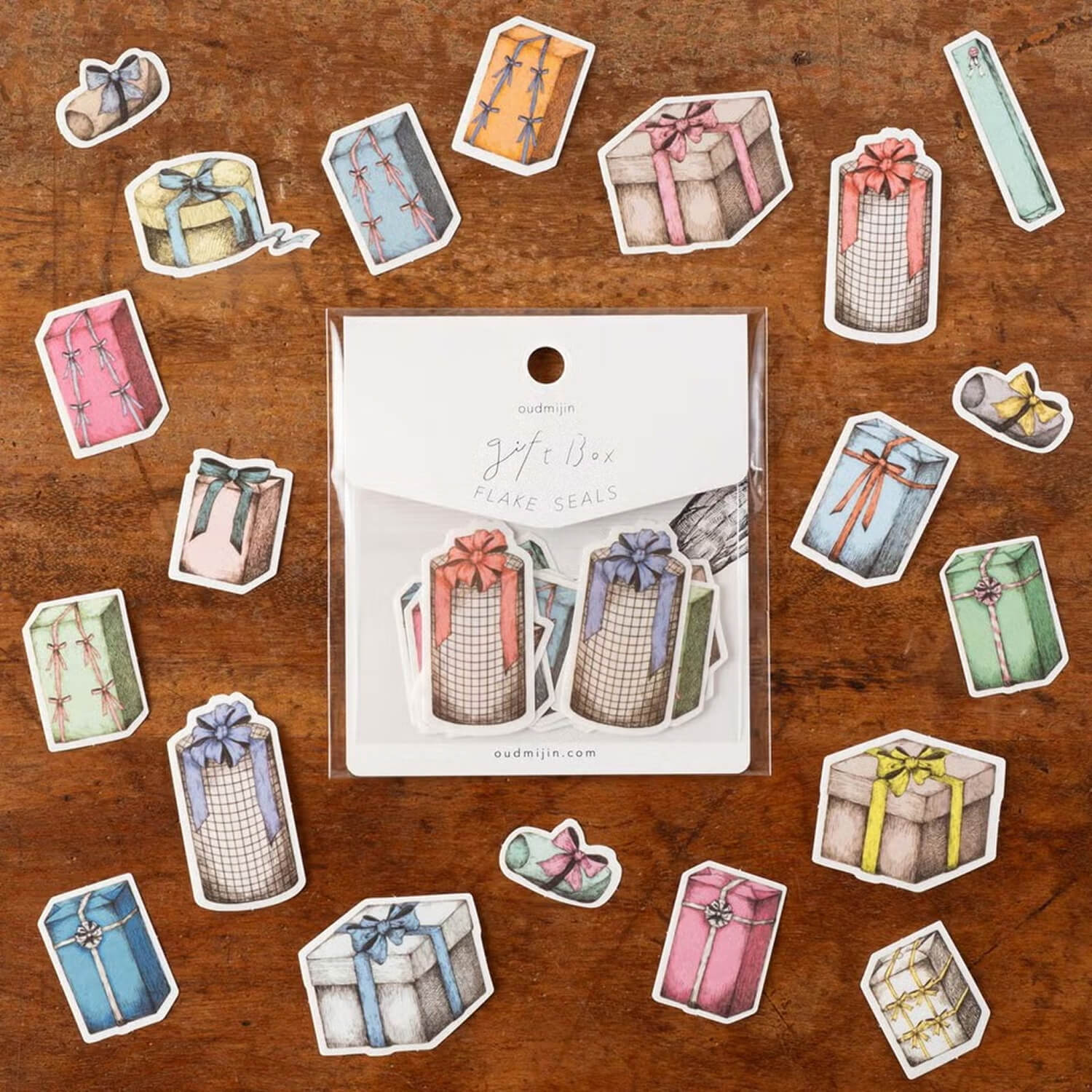 Tegamisha x oudmijin Flake Stickers – Gift Box