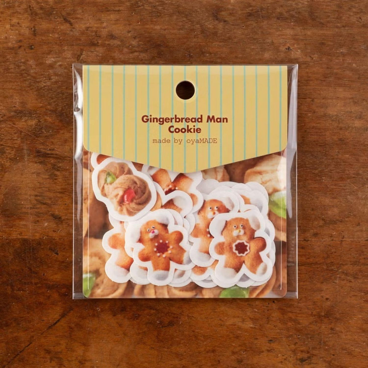 Tegamisha x oyaMADE Flake Stickers – Gingerbread Man Cookie