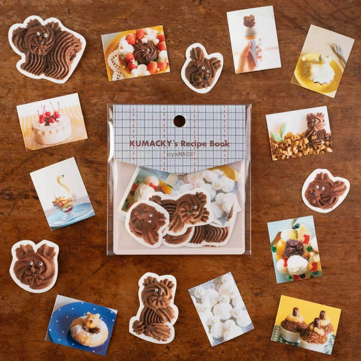 Tegamisha x oyaMADE Flake Stickers – KUMACKY's Recipe Book