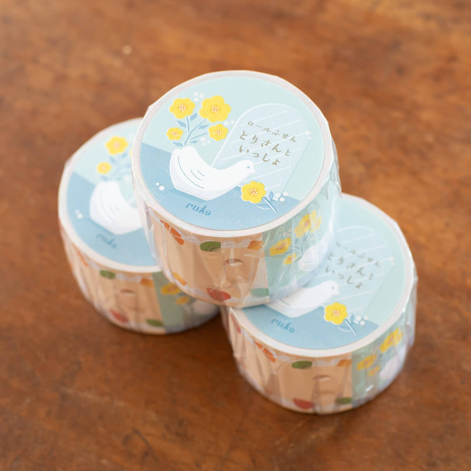 Tegamisha x ruko Roll Sticky Notes – Together with Birds