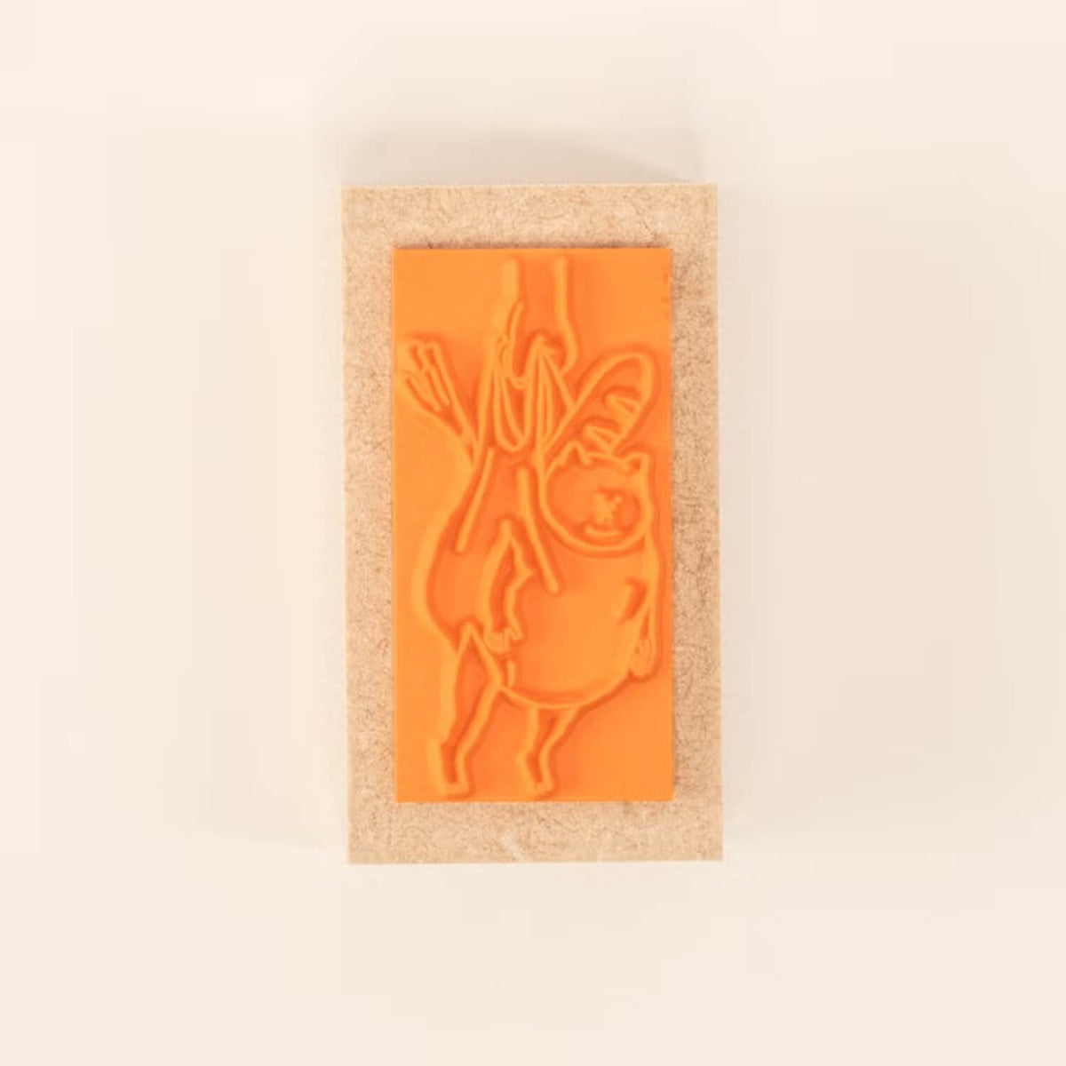 Tegamisha x yuichi Rubber Stamp – Cat in a Plastic Bag