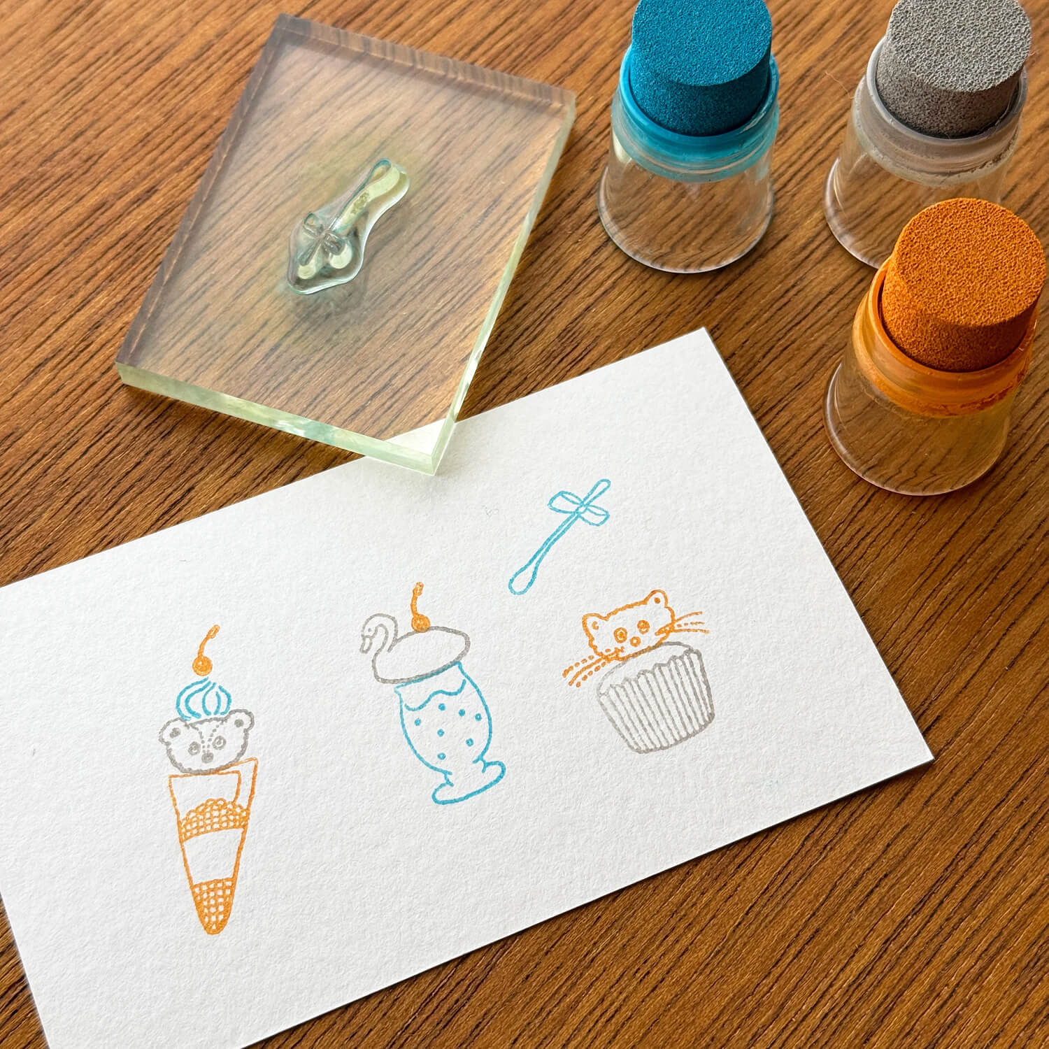 Tobimatsu Shoichiro × Mizushima Jizai Stamp Box Design Set – Topping Animals