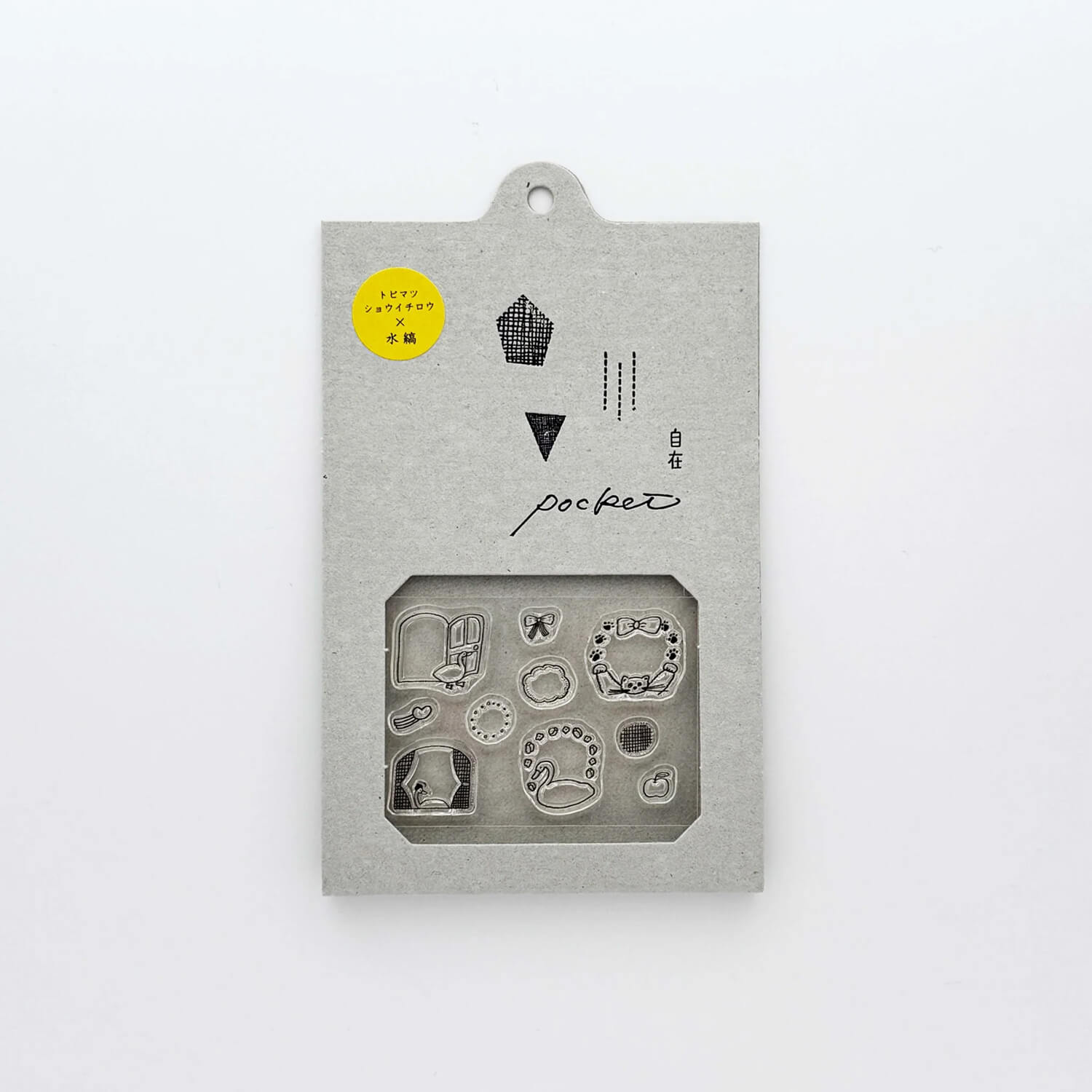 Tobimatsu Shoichiro × Mizushima Jizai Stamp Pocket – Frame Animals