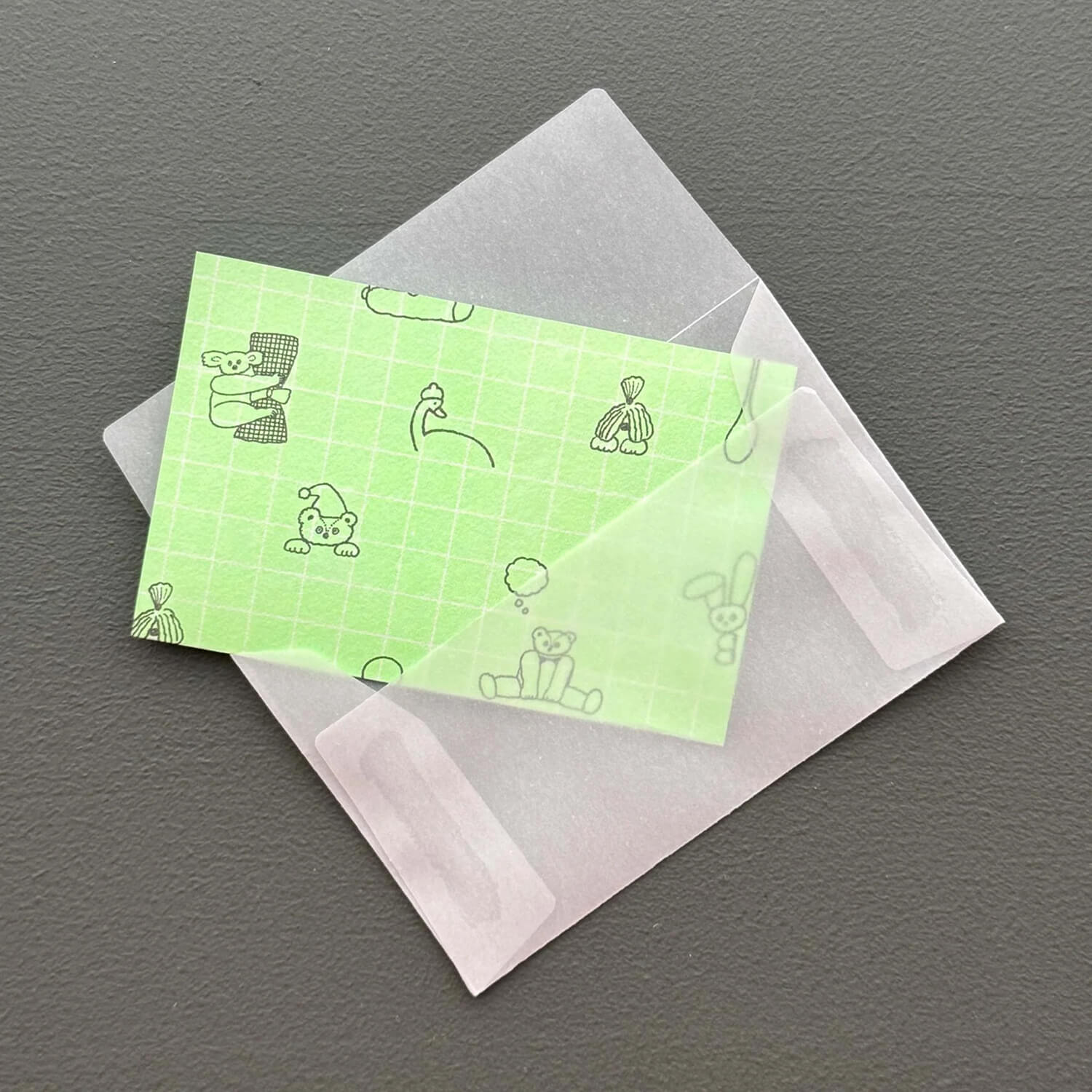 Tobimatsu Shoichiro × Mizushima Small Letter Set – Cheering Animals