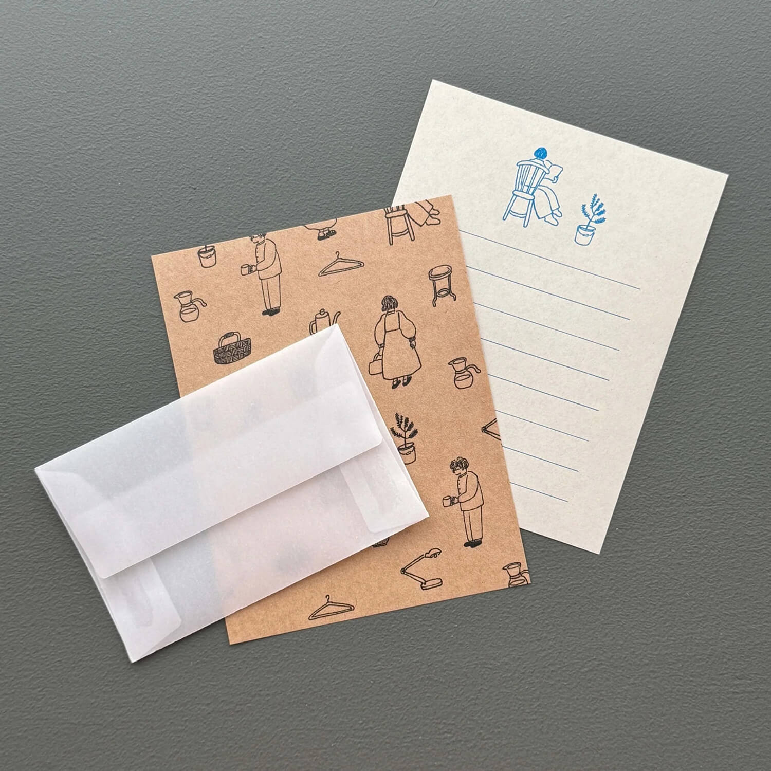 Tobimatsu Shoichiro × Mizushima Small Letter Set – Daily-Life Designs