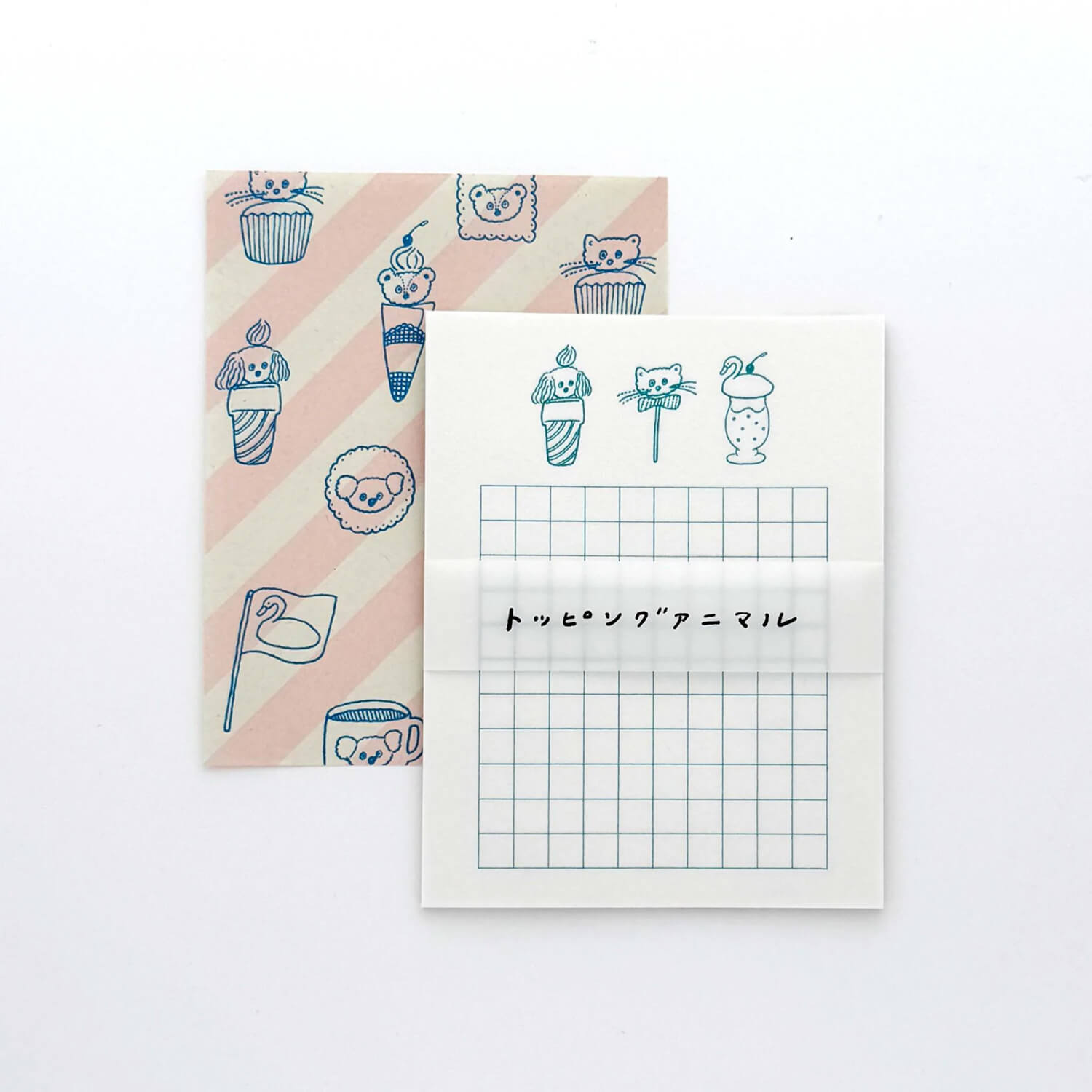 Tobimatsu Shoichiro × Mizushima Small Letter Set – Topping Animals