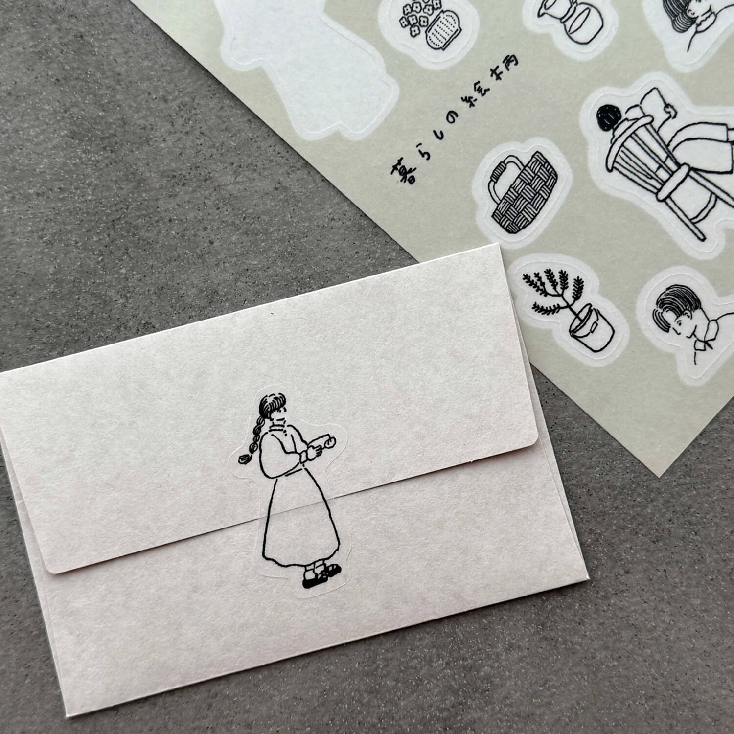 Tobimatsu Shoichiro × Mizushima Tracing Stickers – Daily-Life Designs