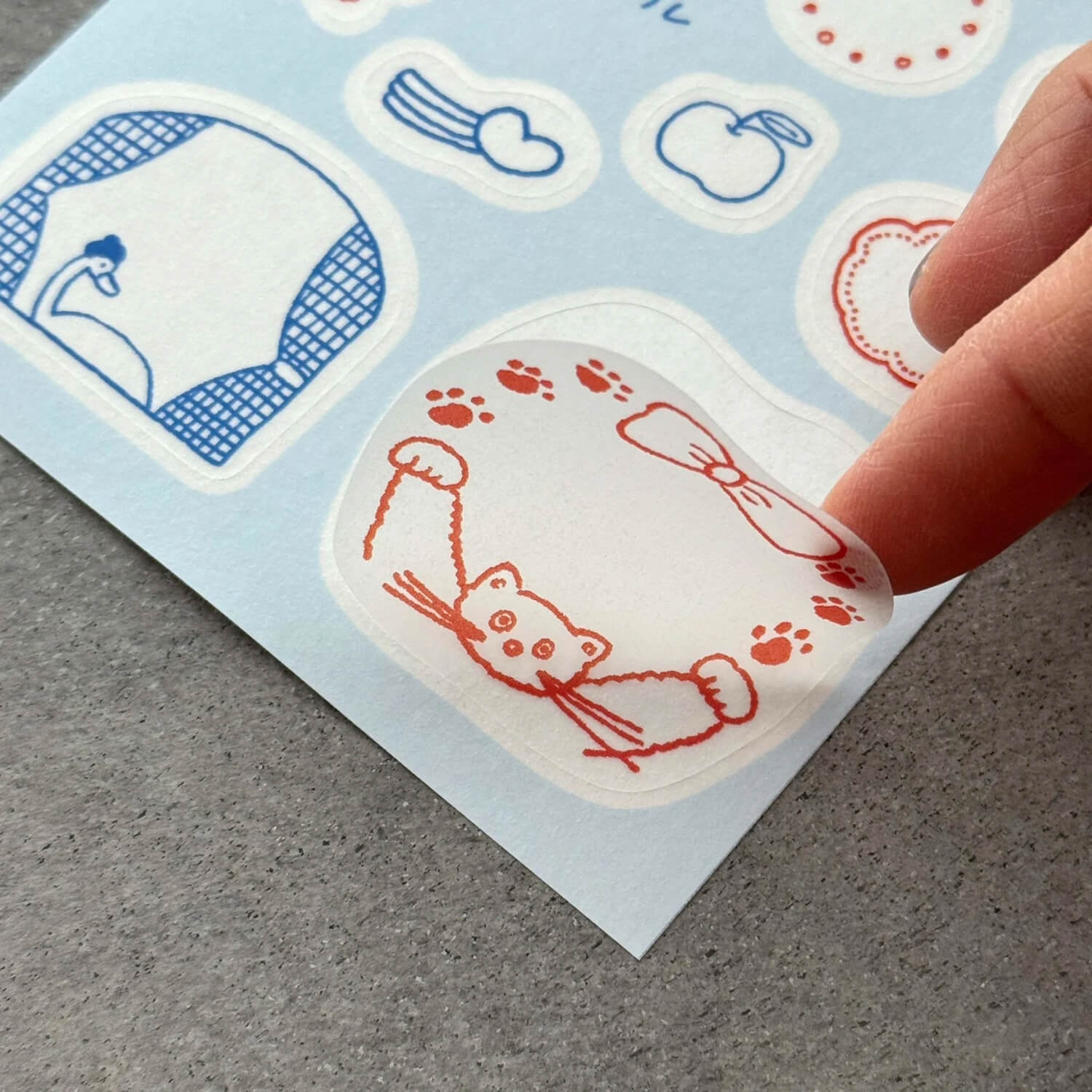 Tobimatsu Shoichiro × Mizushima Tracing Stickers – Frame Animals
