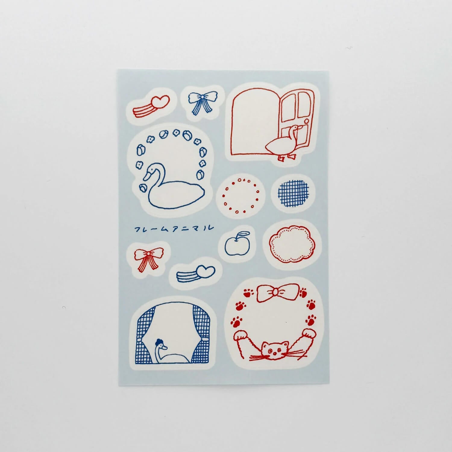 Tobimatsu Shoichiro × Mizushima Tracing Stickers – Frame Animals